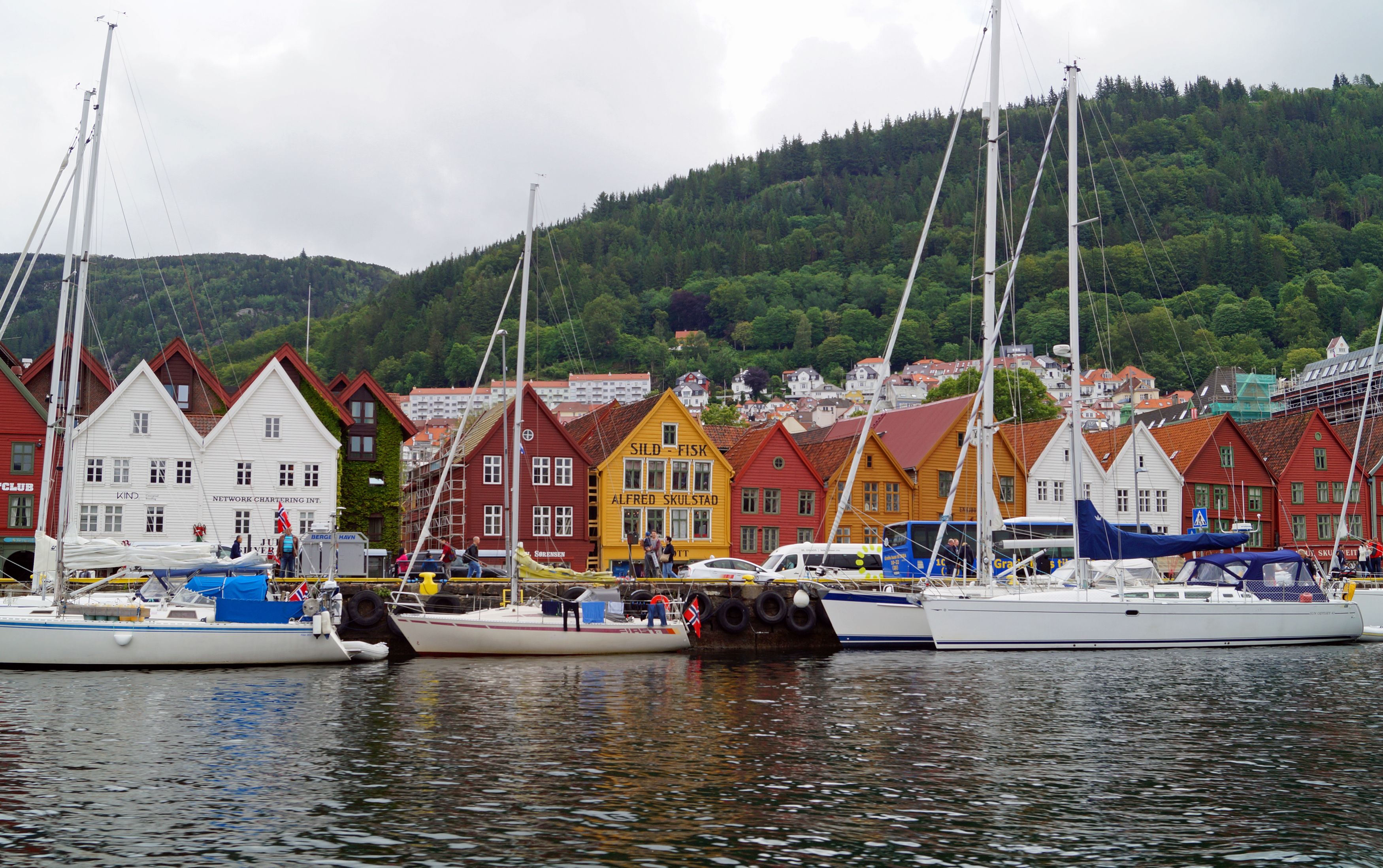 Beautiful view of Bryggen