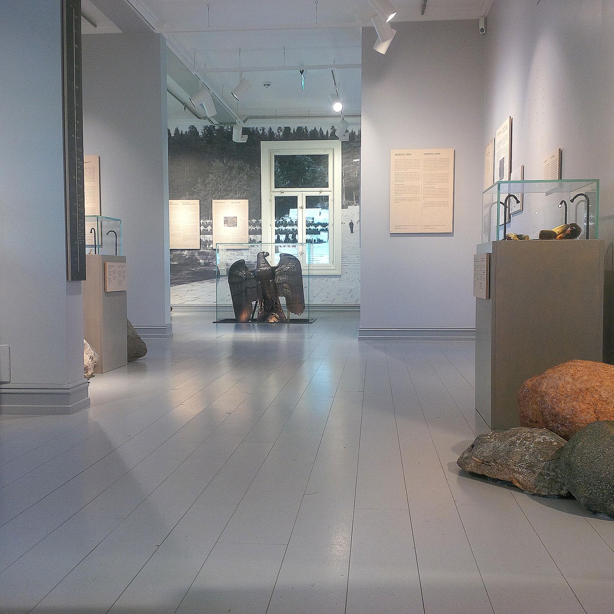 Interior of an exhibition.
