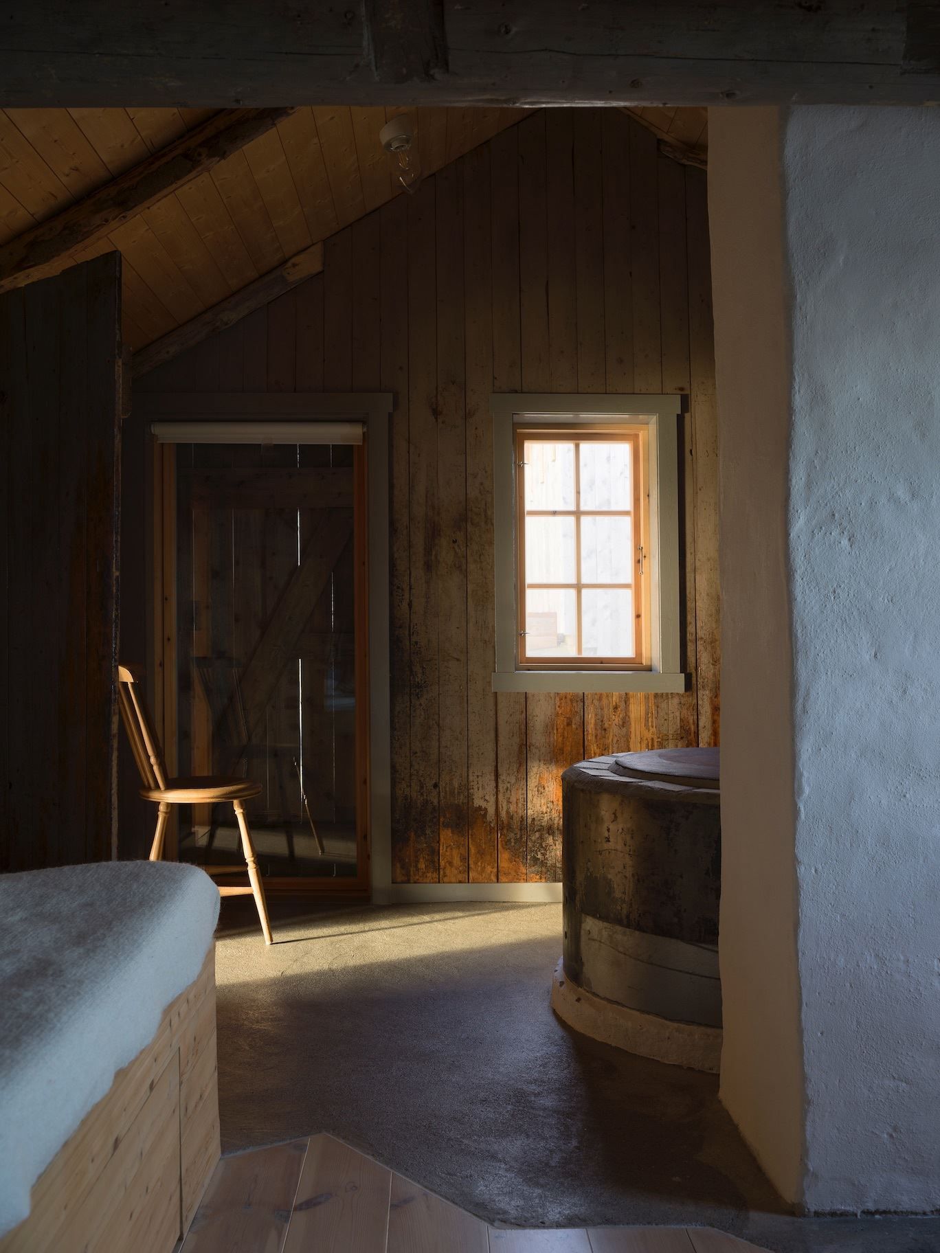 From inside The Steamery