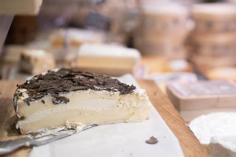 Detail of piece of cake