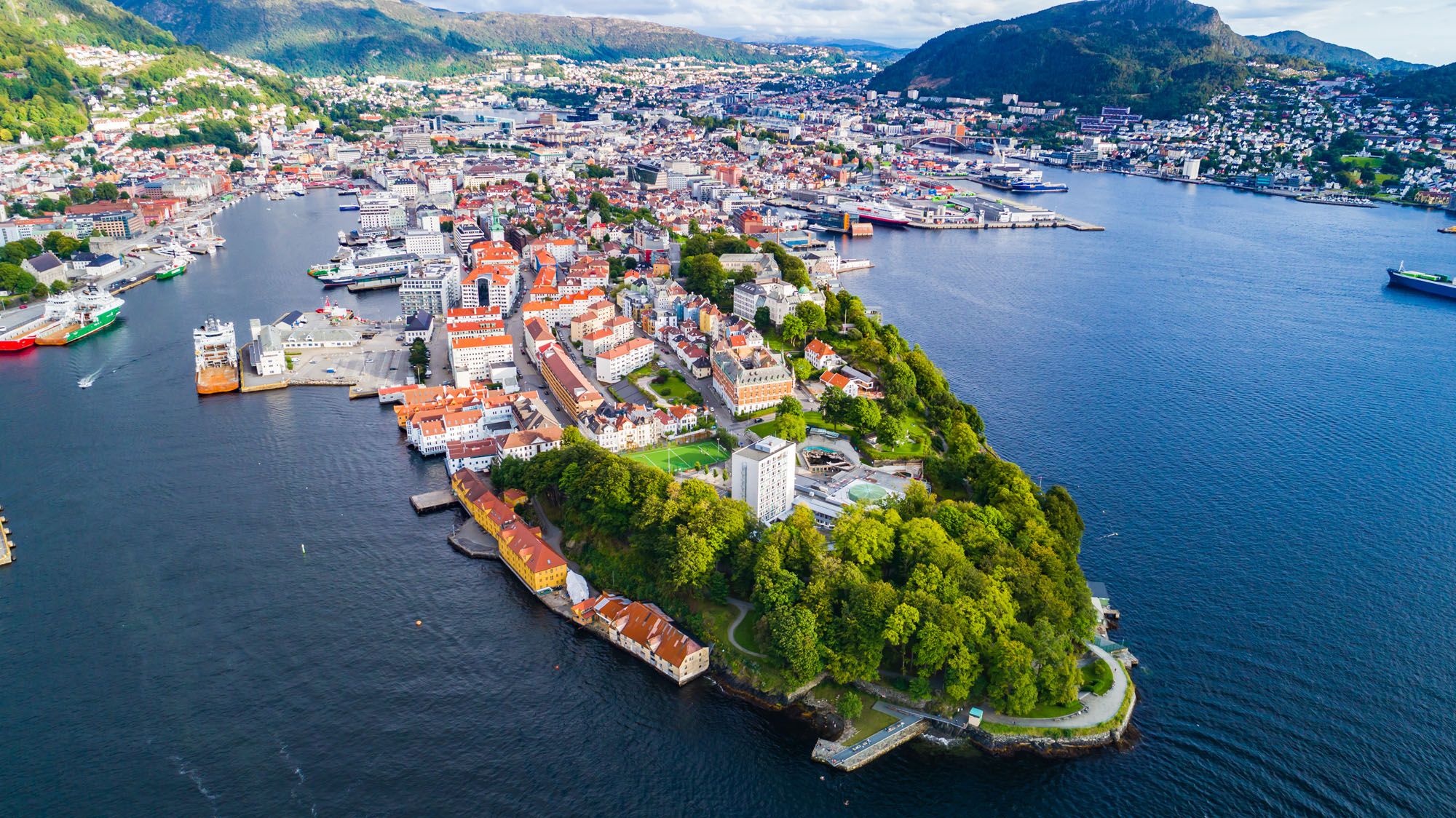 Bergen city center