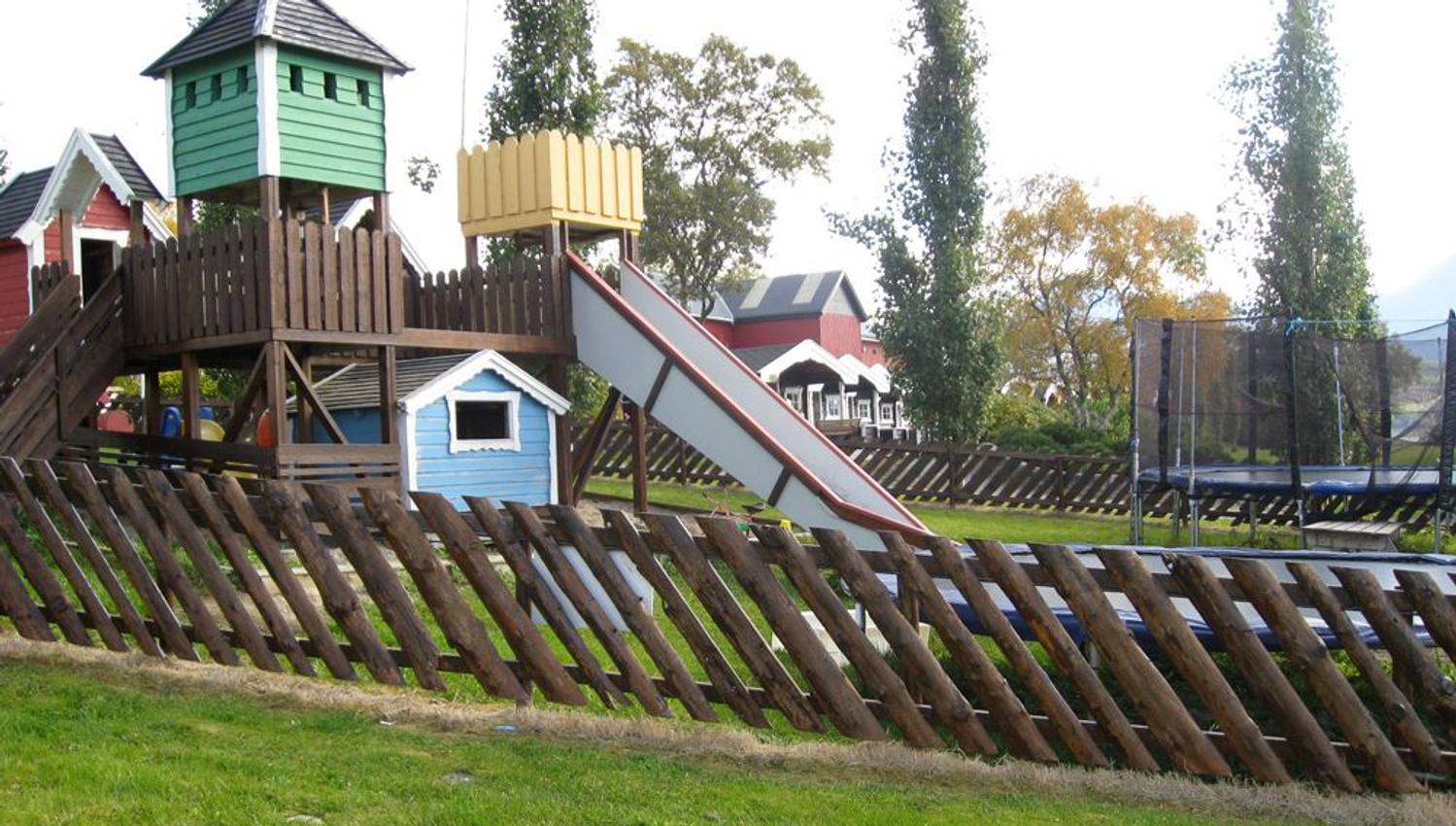 Play area at Furøy Camping