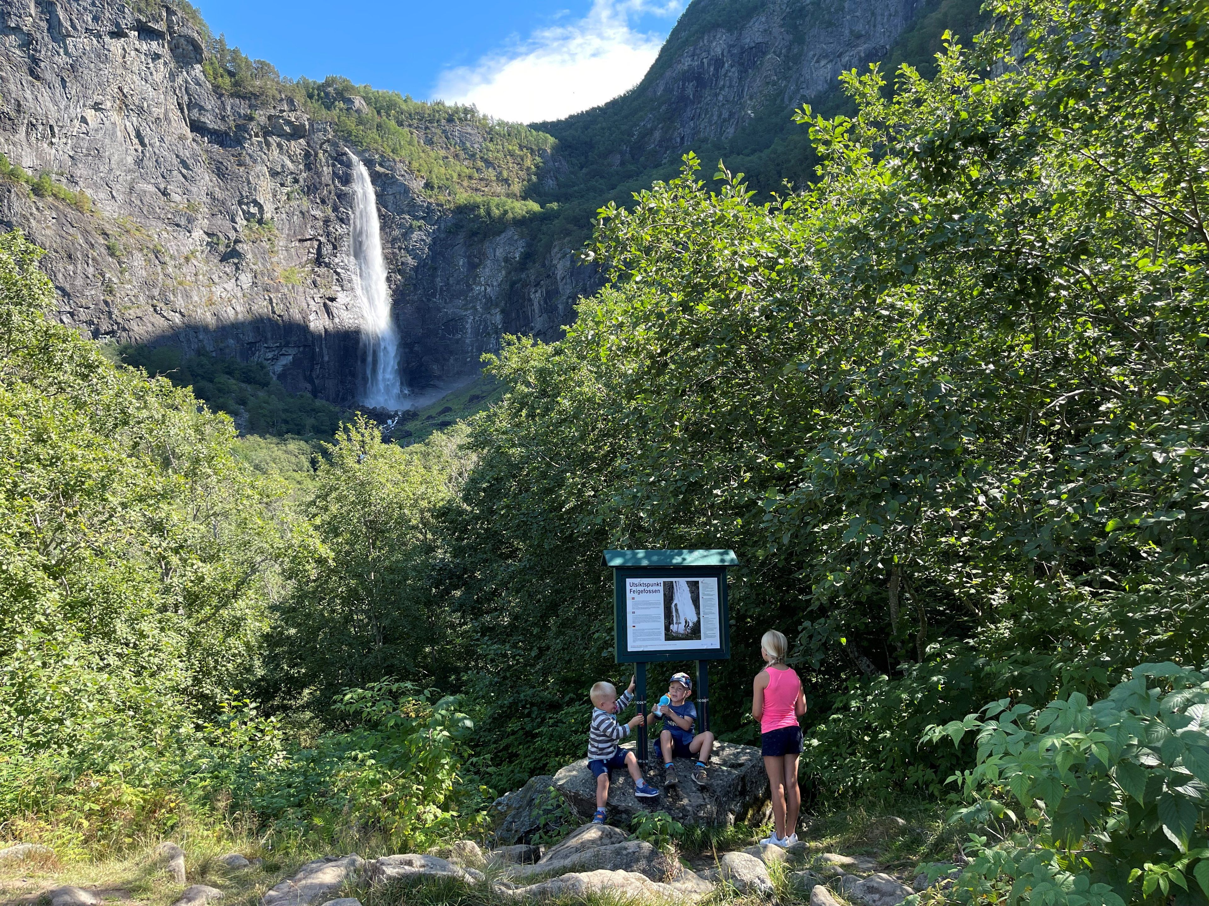Feigefossen Waterfall
