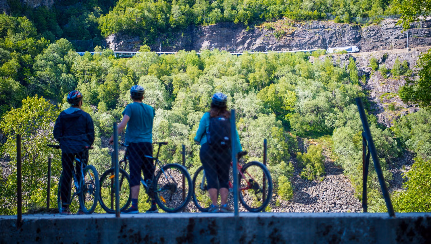 Cycling the Flåm valley