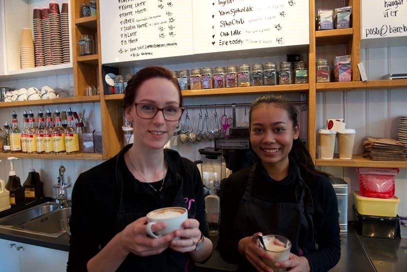 Employees at Bare Barista