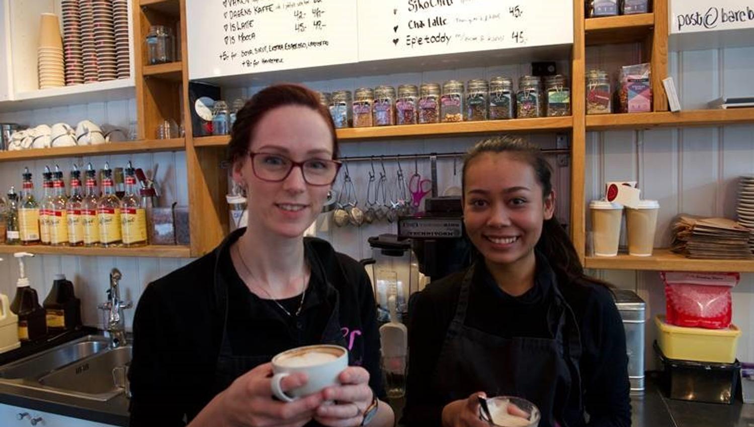 Employees at Bare Barista