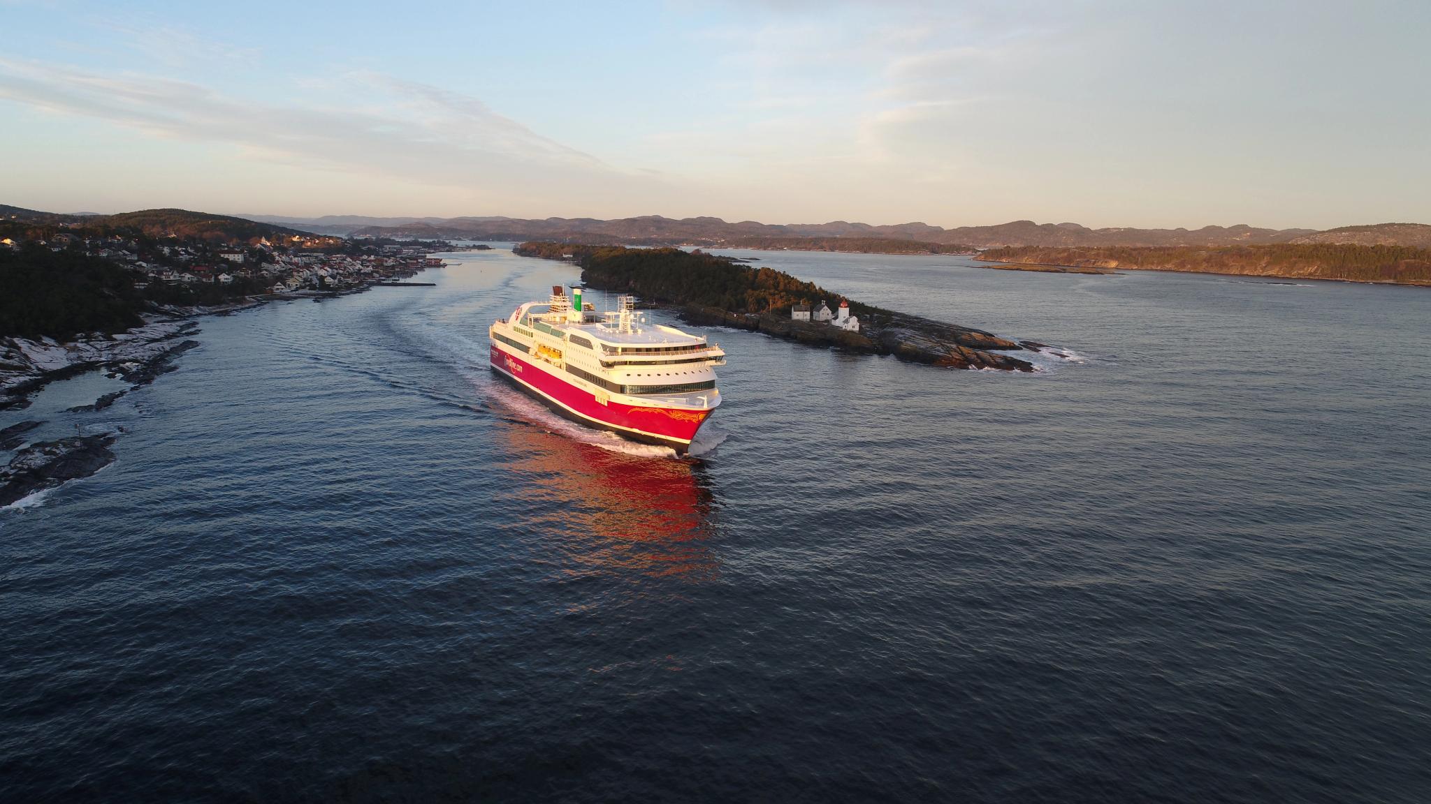Fjord Line mellom Stavanger og Bergen