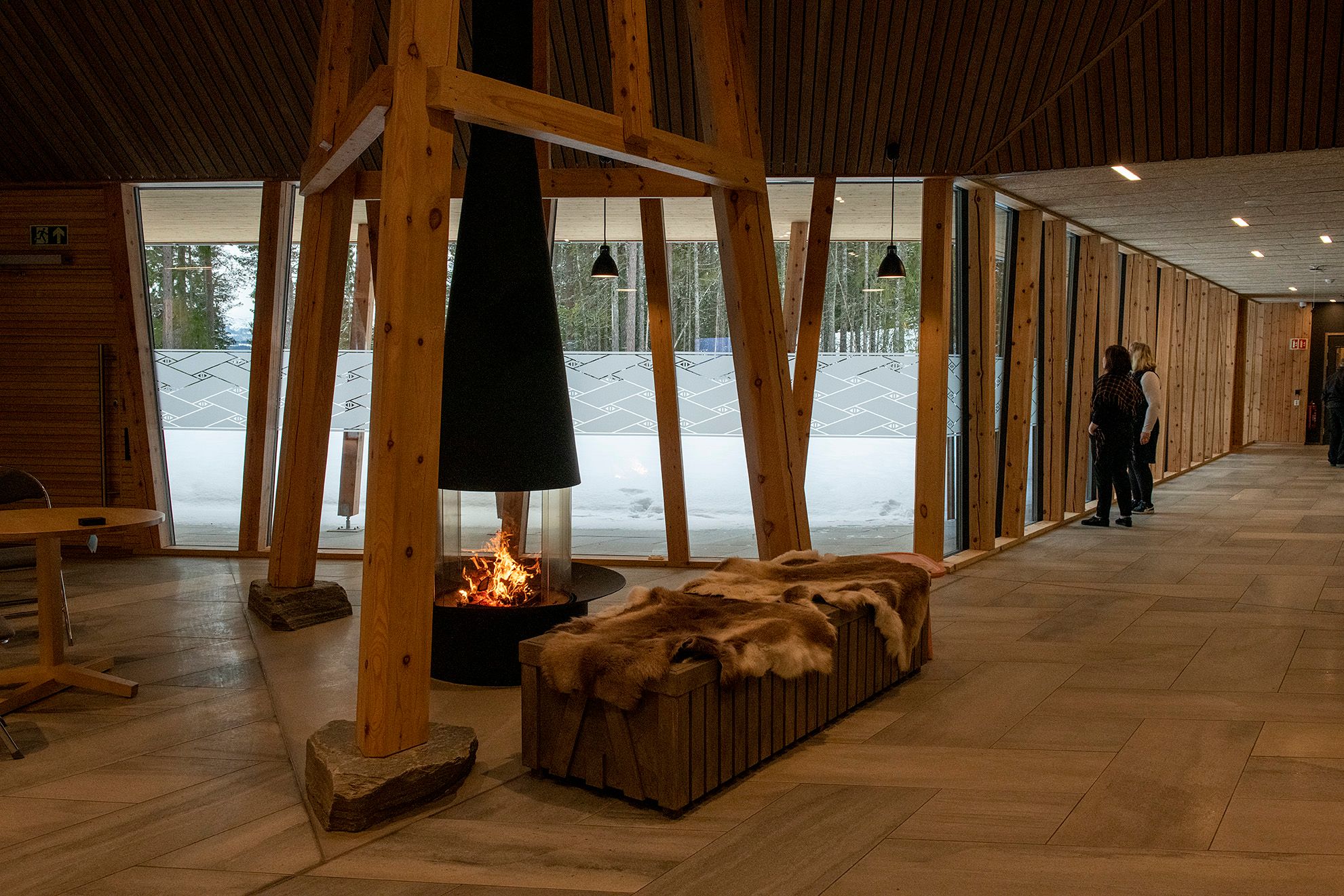 Inside the new South Sami museum, Saemien Sijte. Photo: Aina Bye