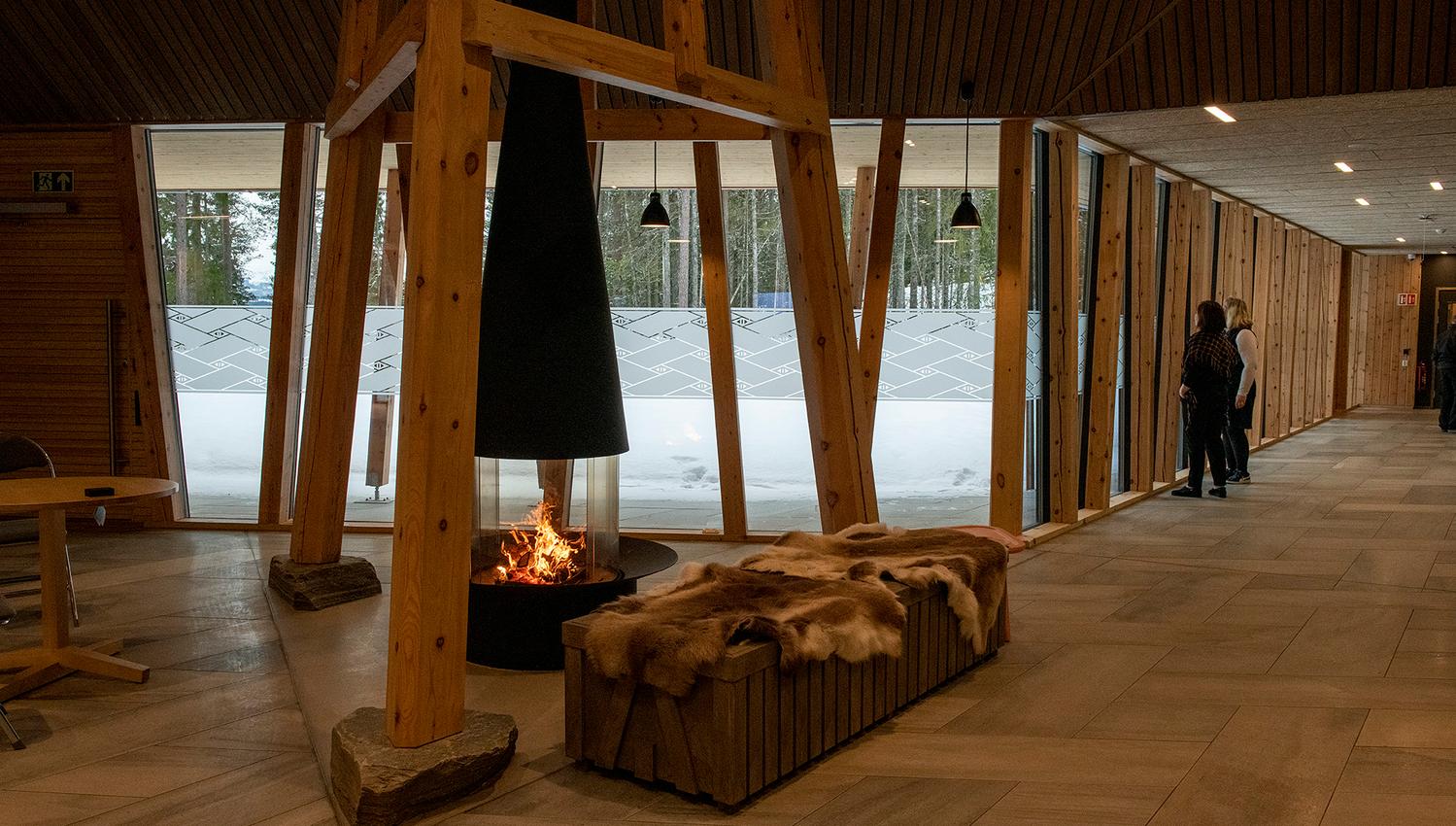 Inside the new South Sami museum, Saemien Sijte. Photo: Aina Bye