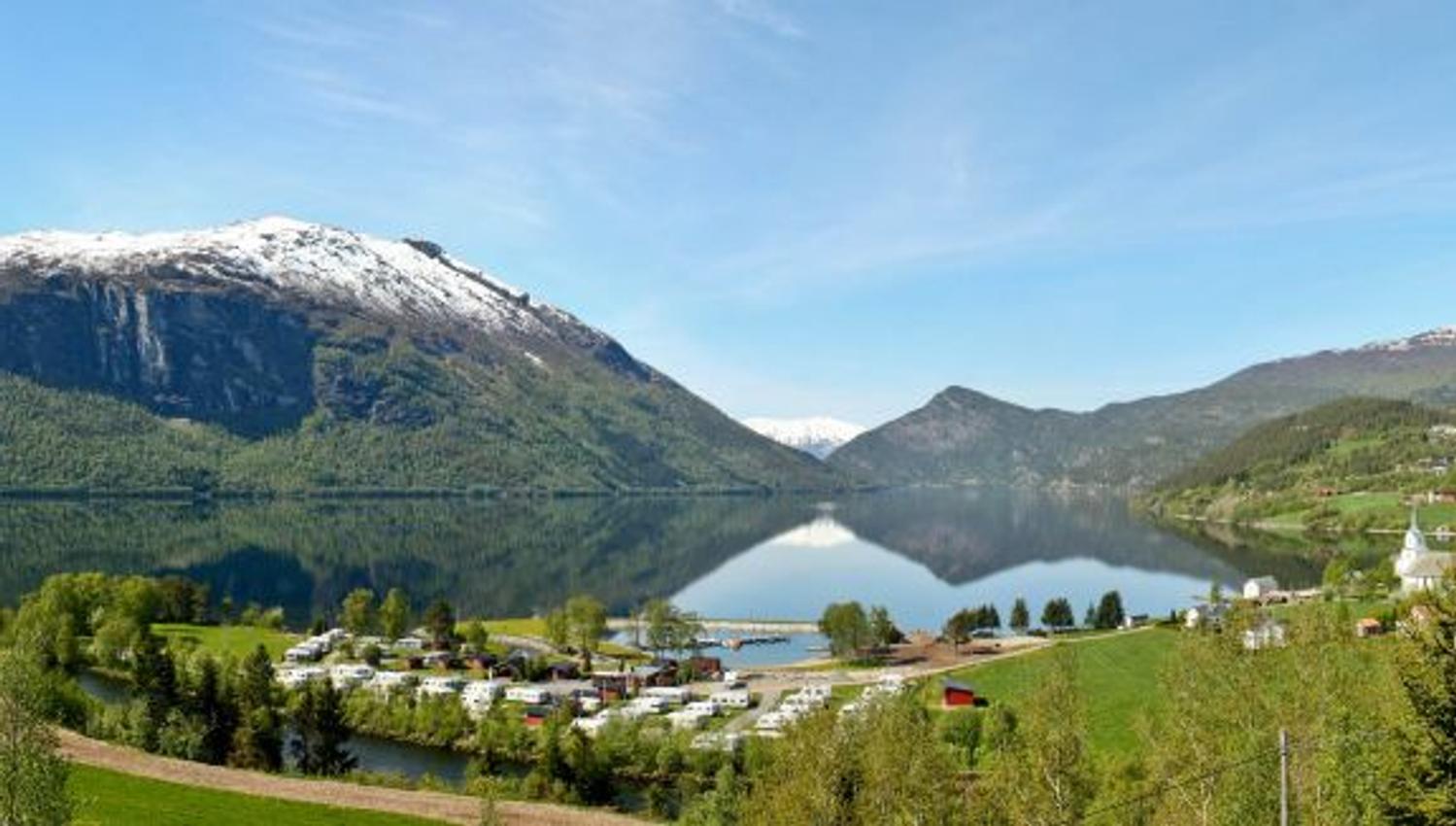 Oversikt over campingen