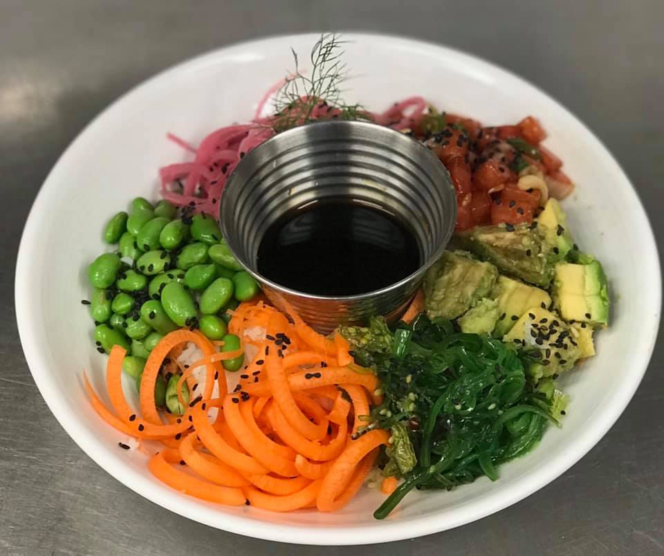 Plate with food