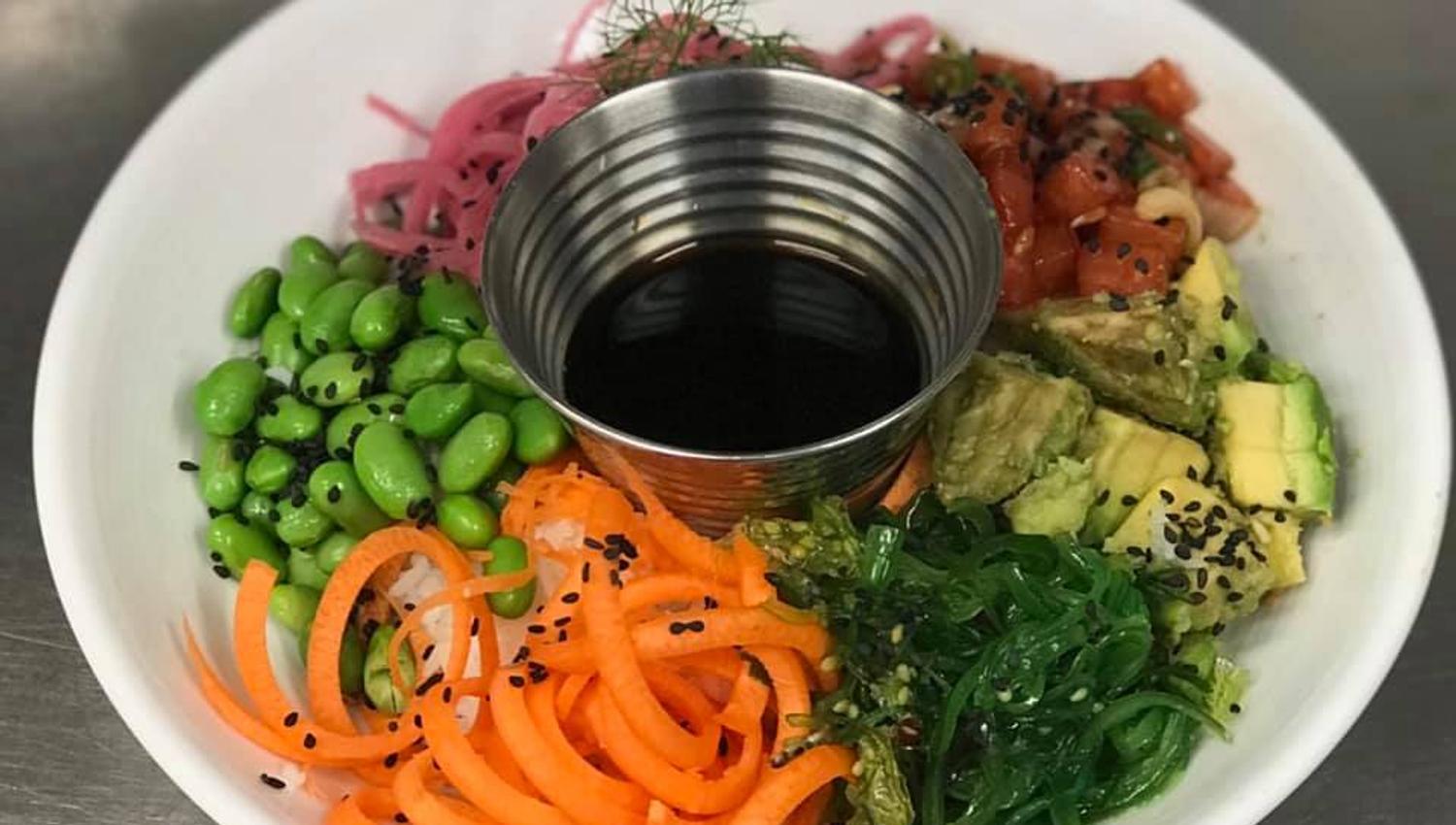 Plate with food