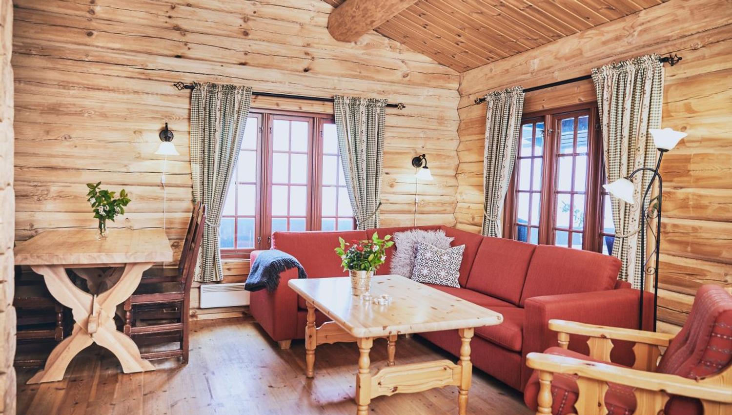 Interiør på hytte