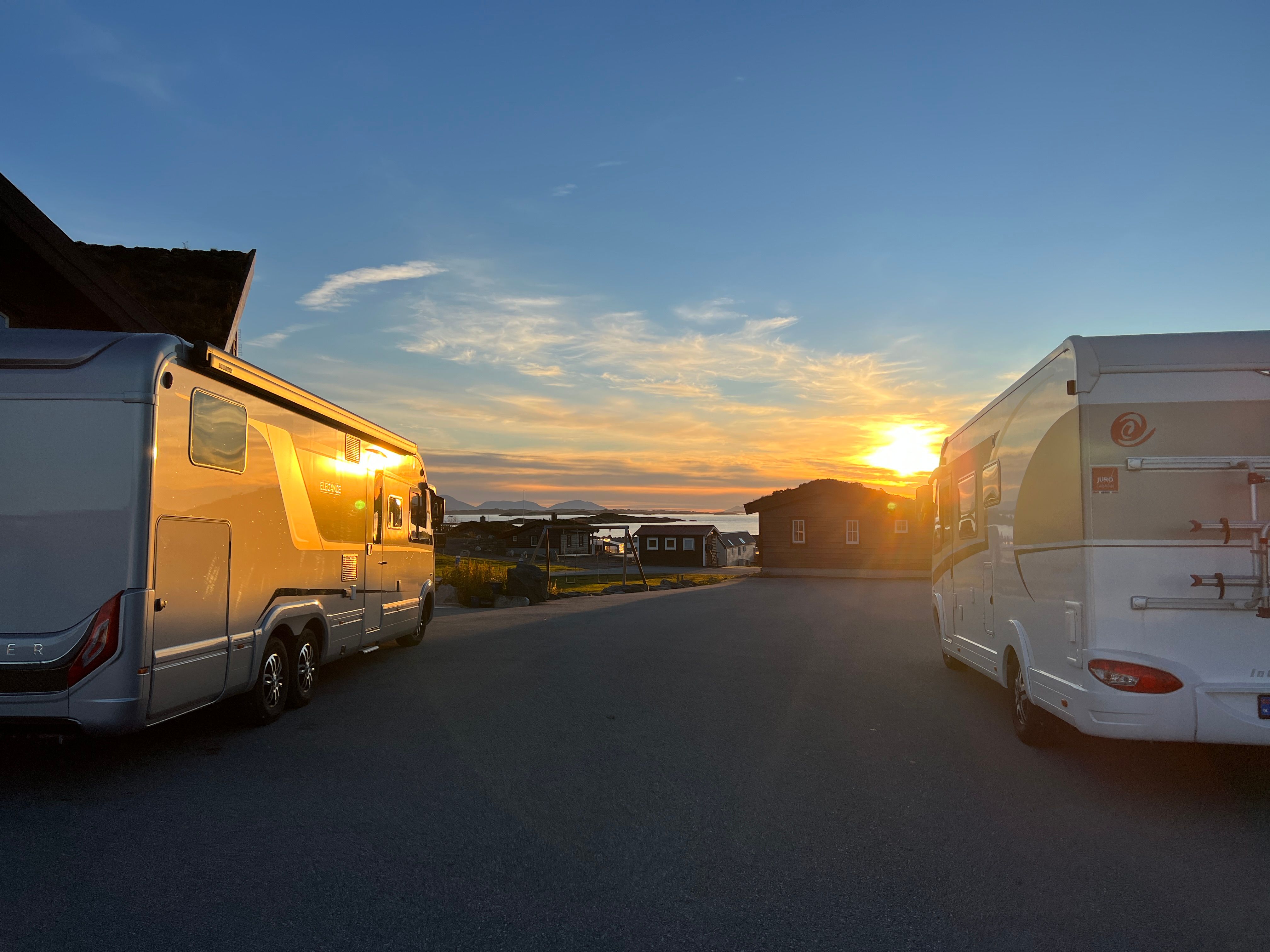 Bobil på Bud Camping