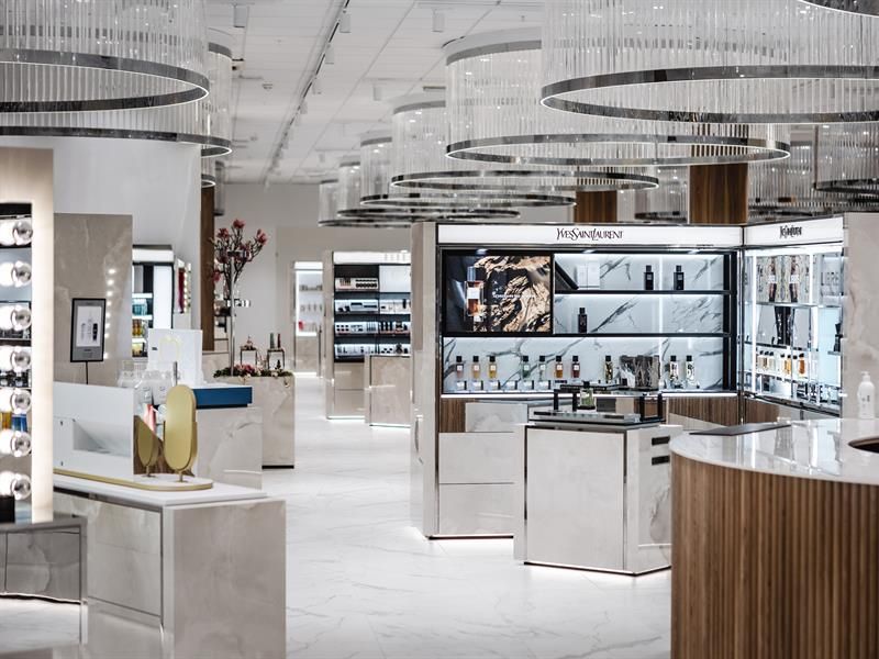 Beauty products department. Steen & Strøm, Oslo