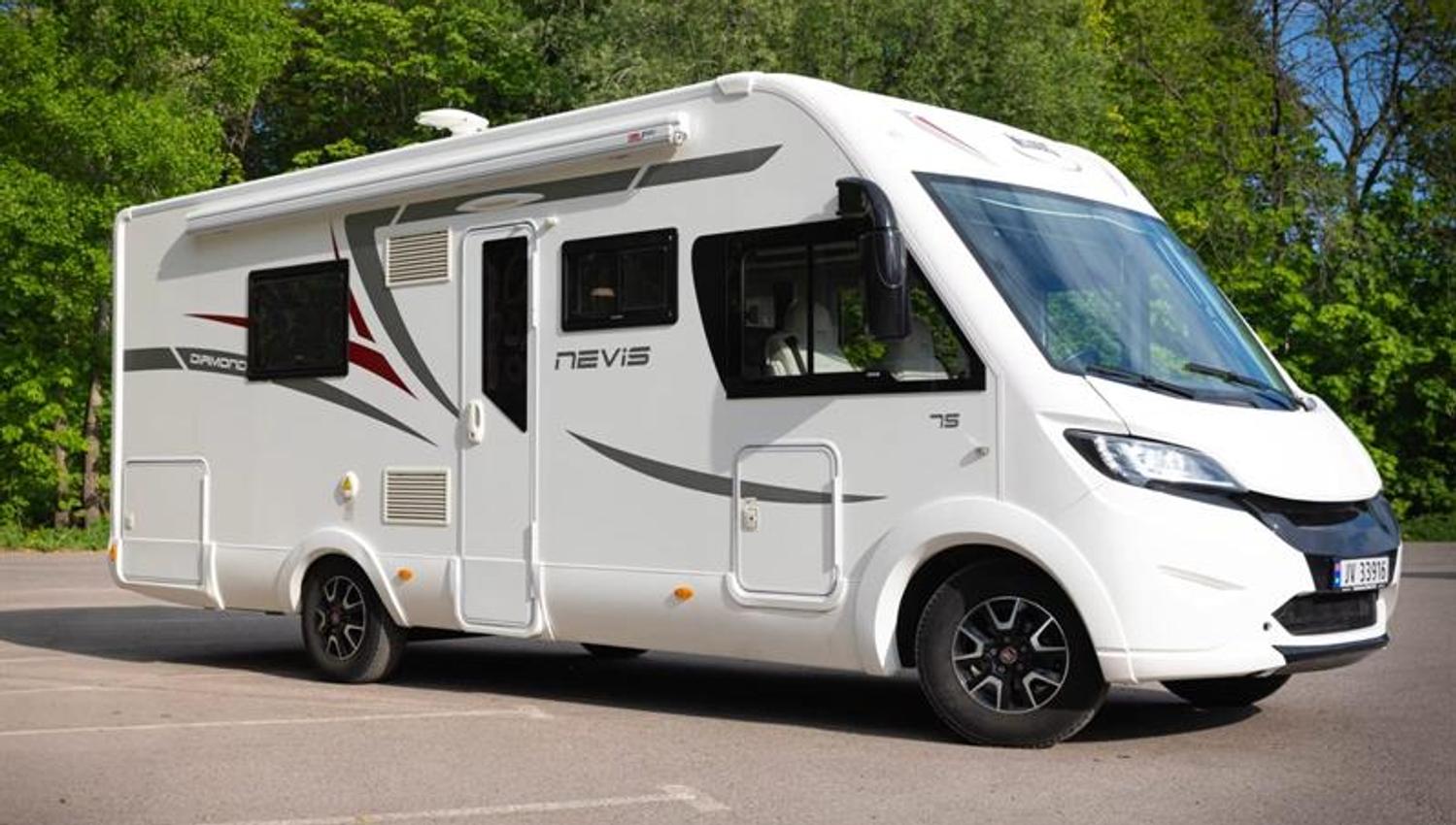 White camper van