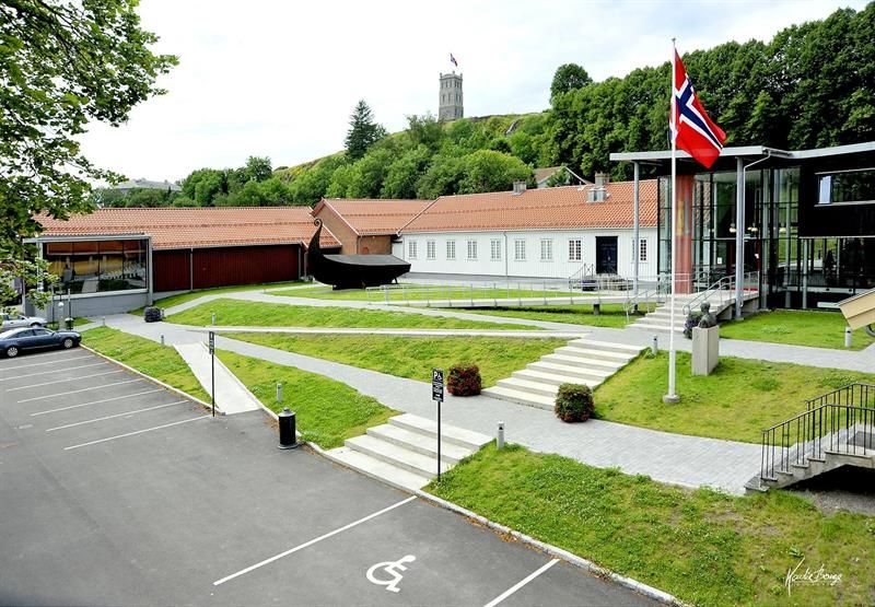 Oversiktsbilde av Slottsfjellsmuseet