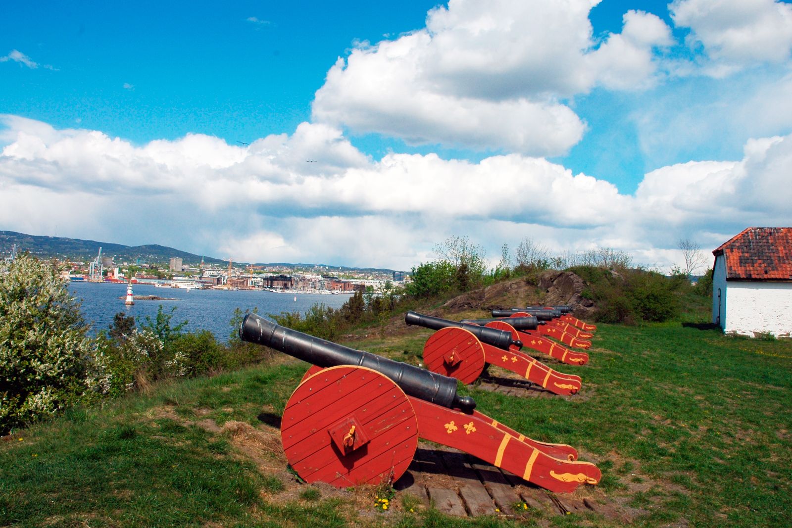 Cannons.