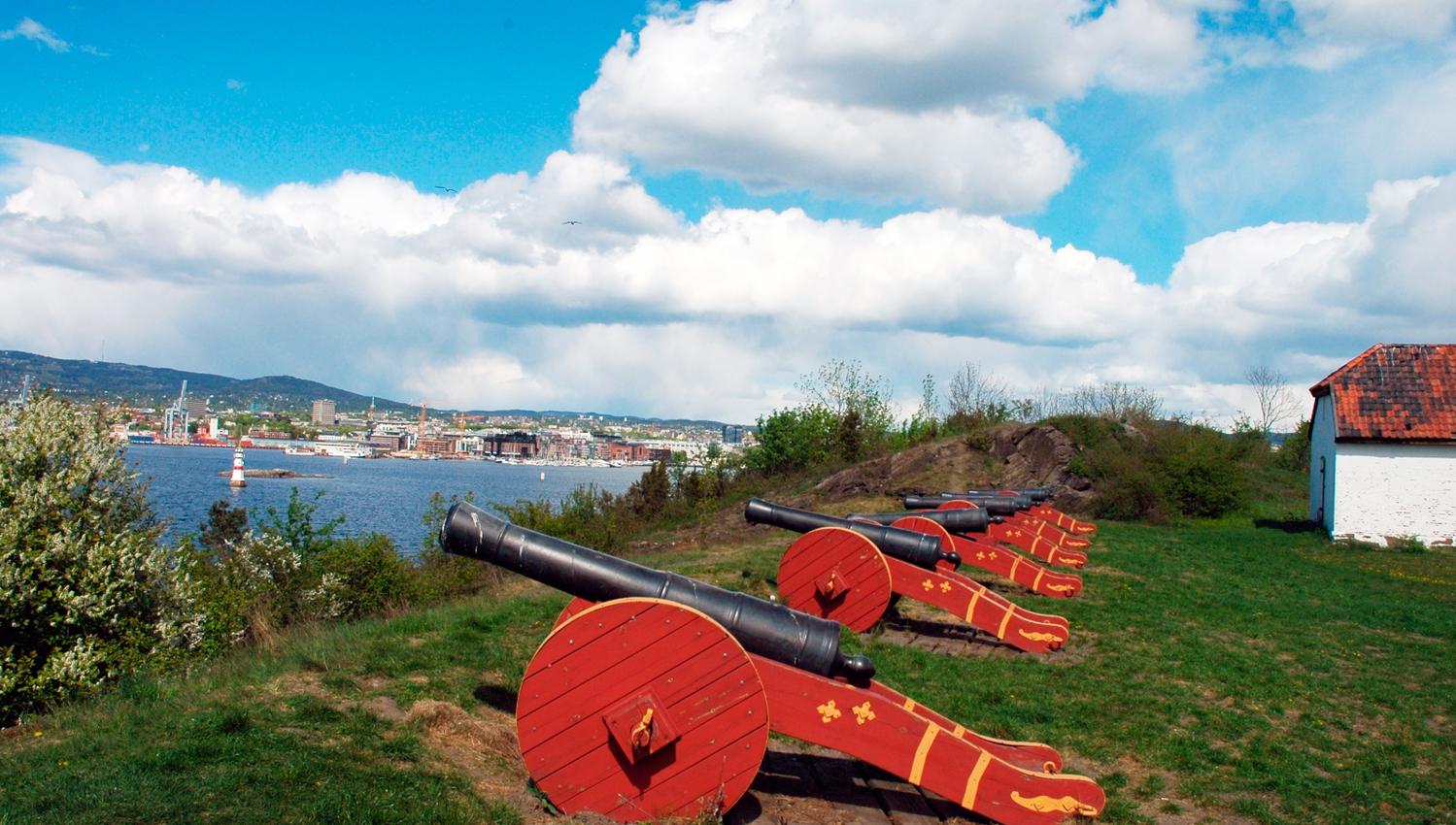 Cannons.