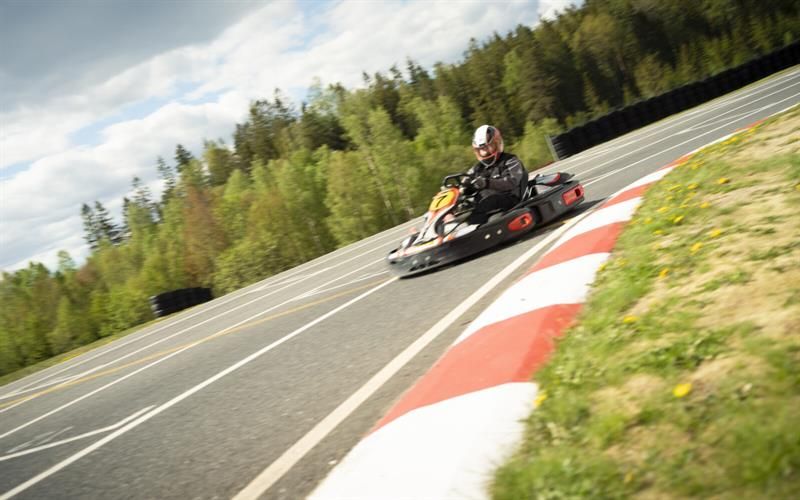 Gokart on track