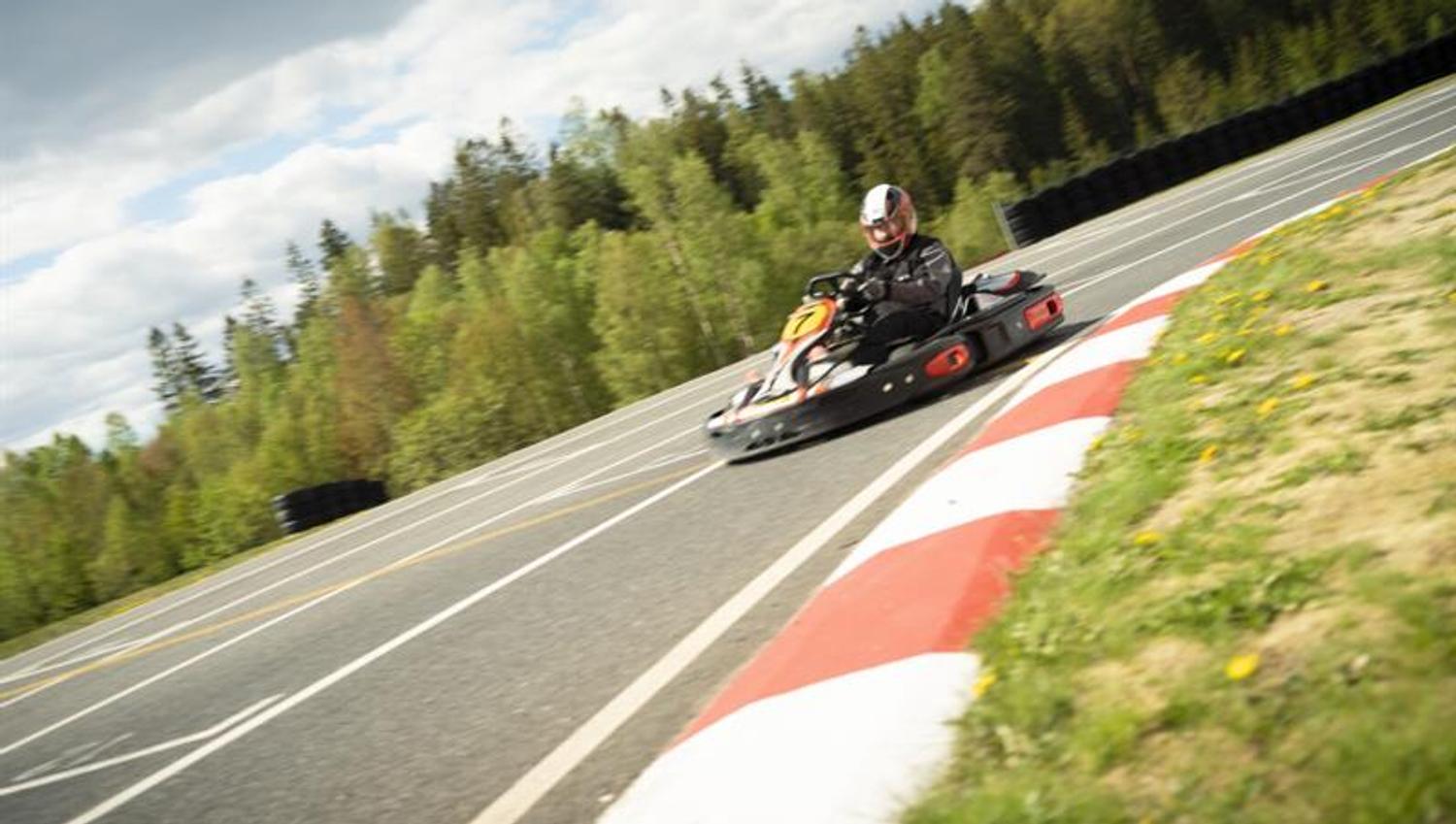 Gokart on track