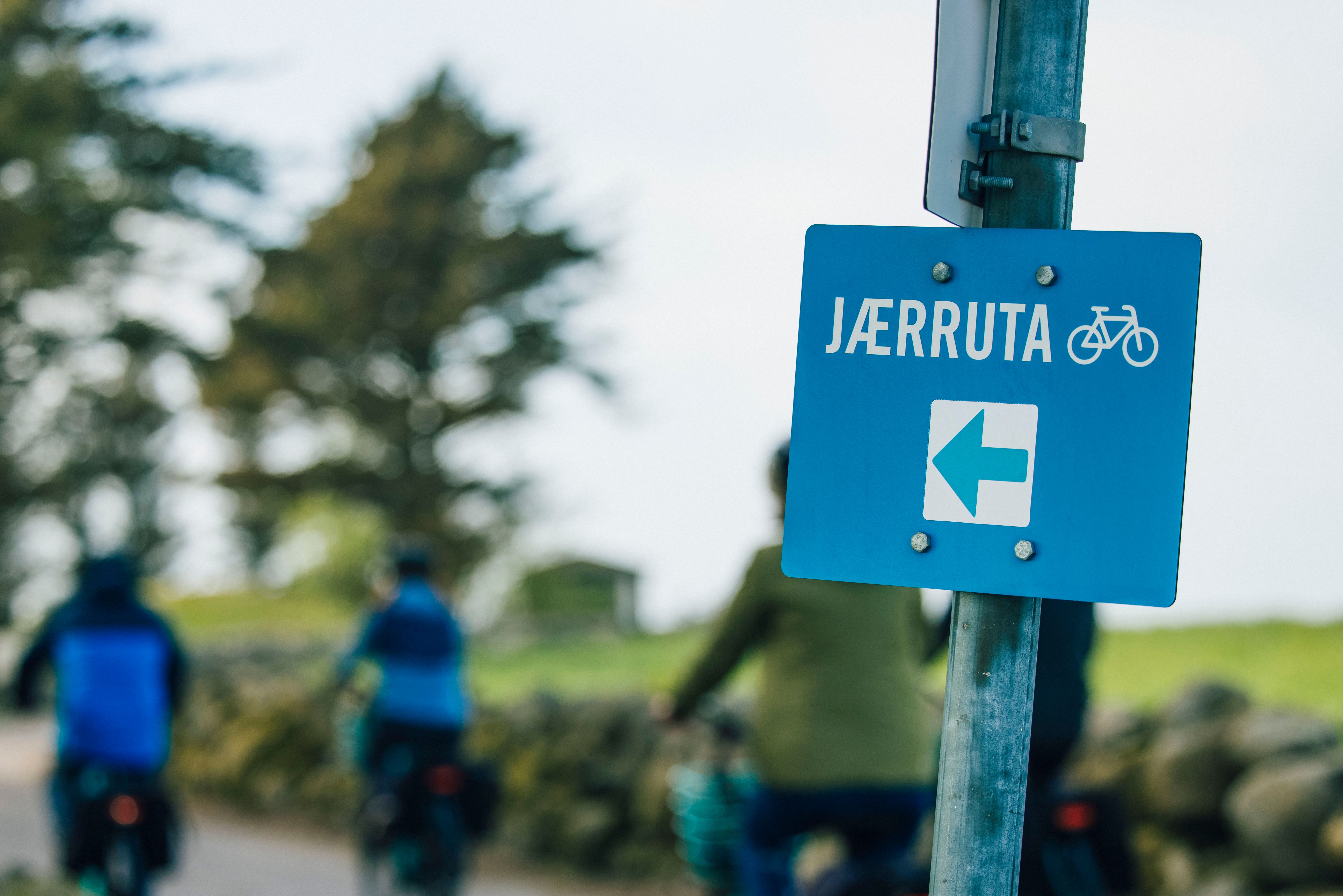 Jærruta ist gut ausgeschildert