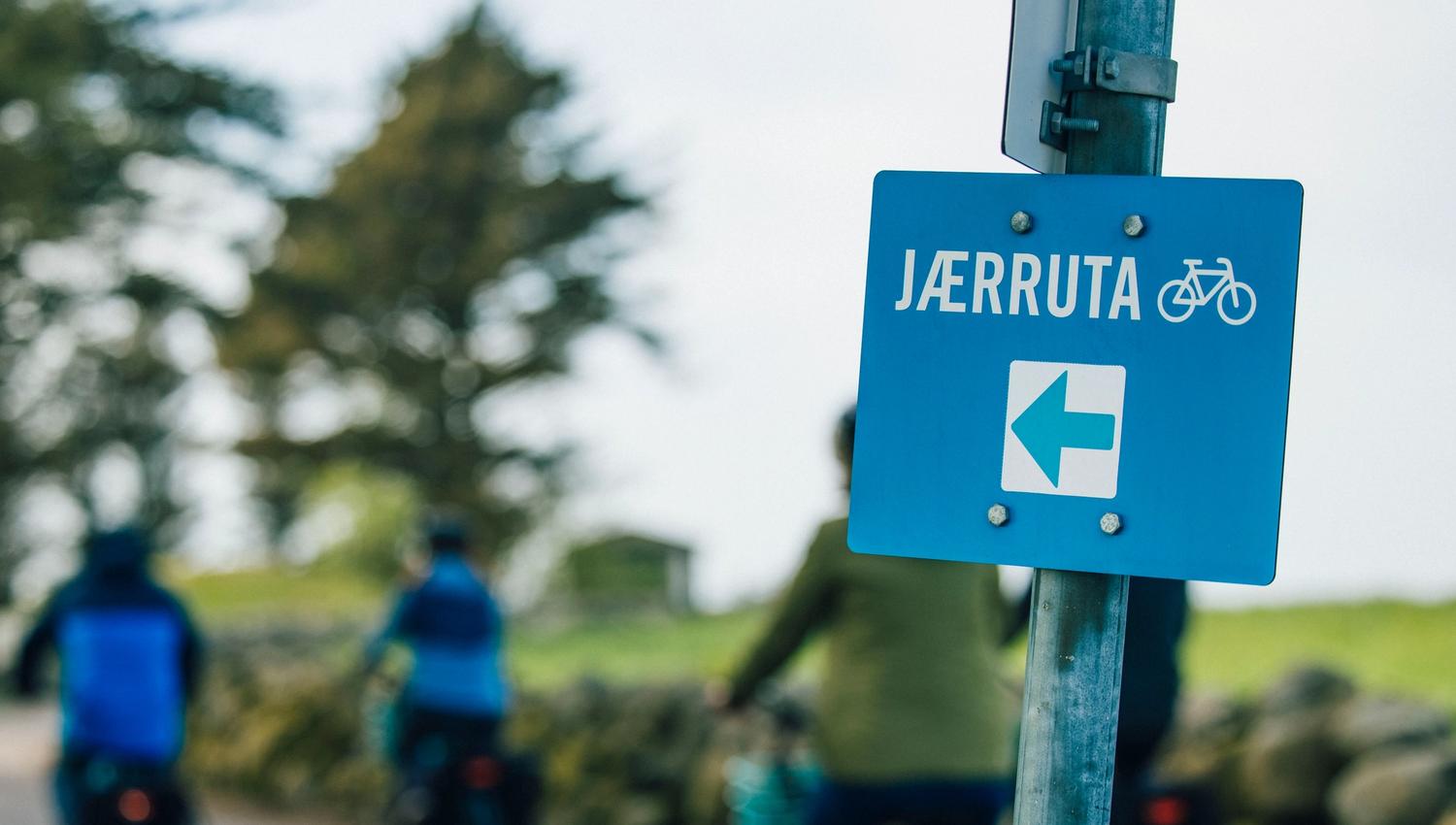 Jærruta ist gut ausgeschildert