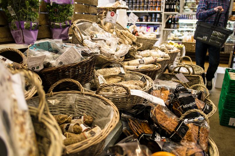 A large selection of freshly baked bread.