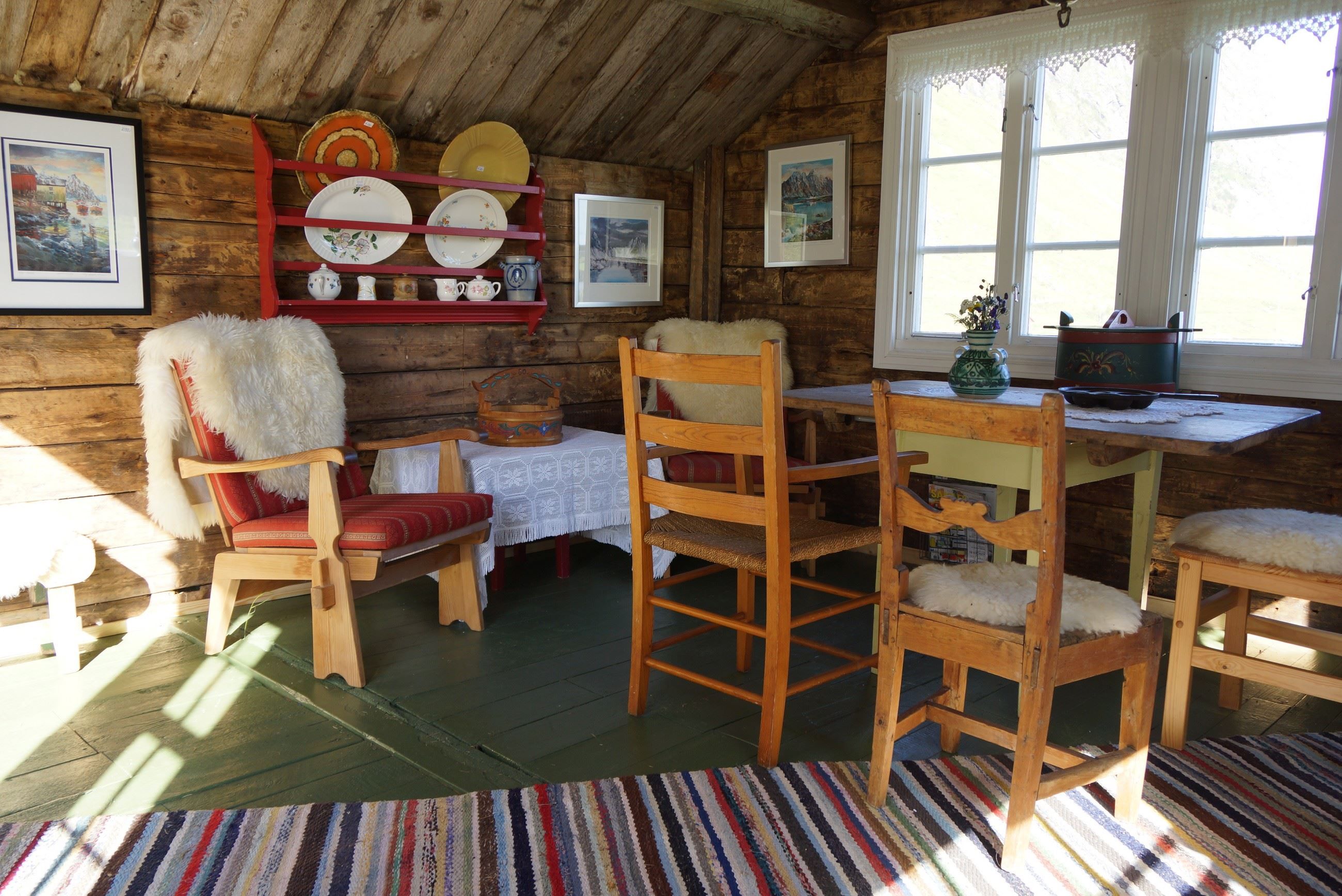 Interiør fra Gammelbua