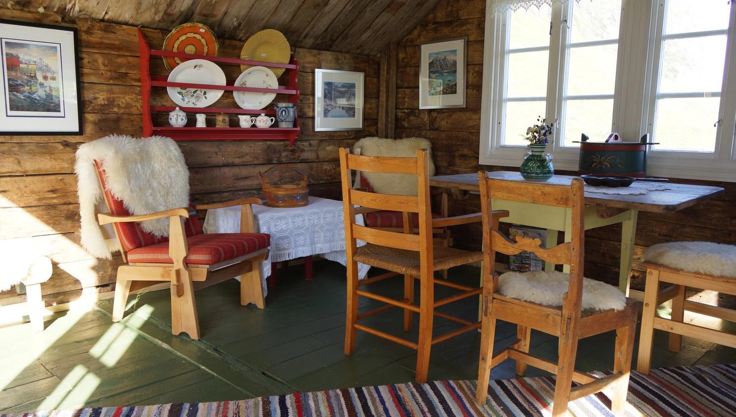 Interiør fra Gammelbua