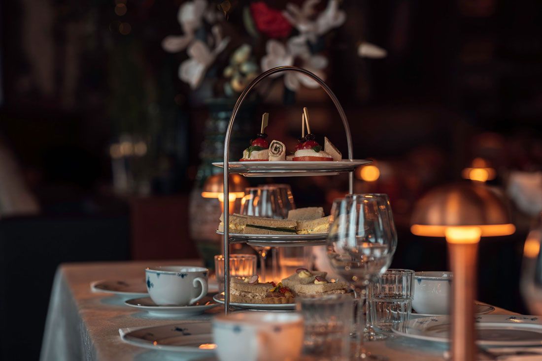 afternoon tea at Jonas B Gundersen's
