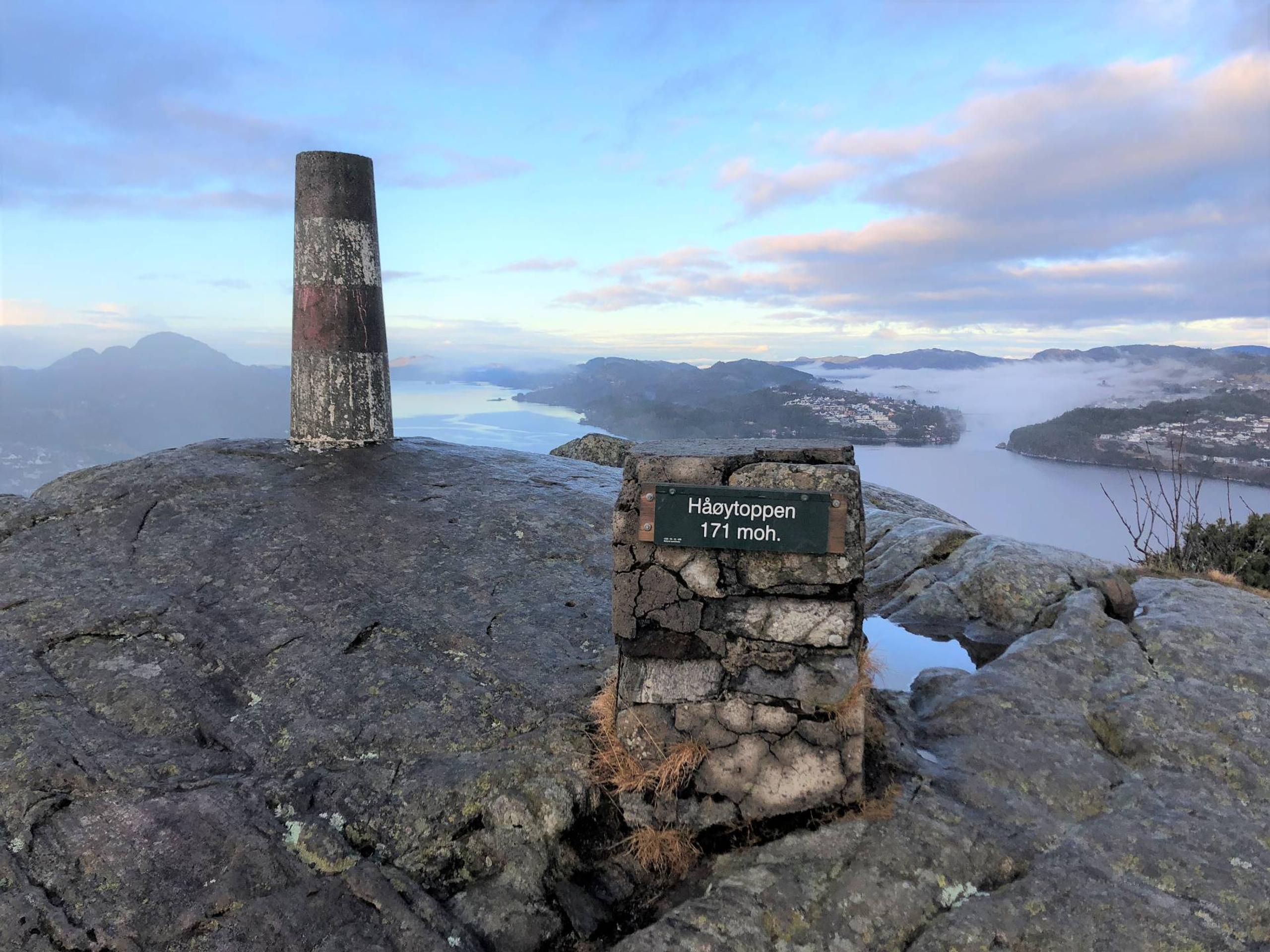 View from Håøytoppen