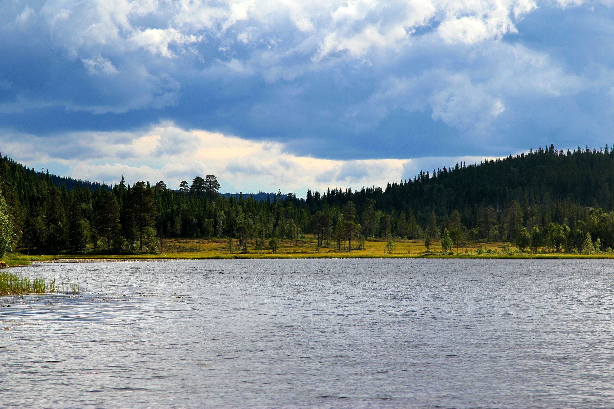 Roktsjøen lake in Snåsa