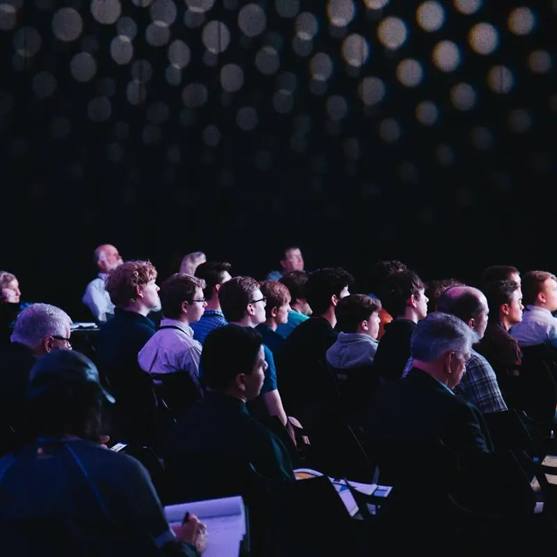 Picture of audience.