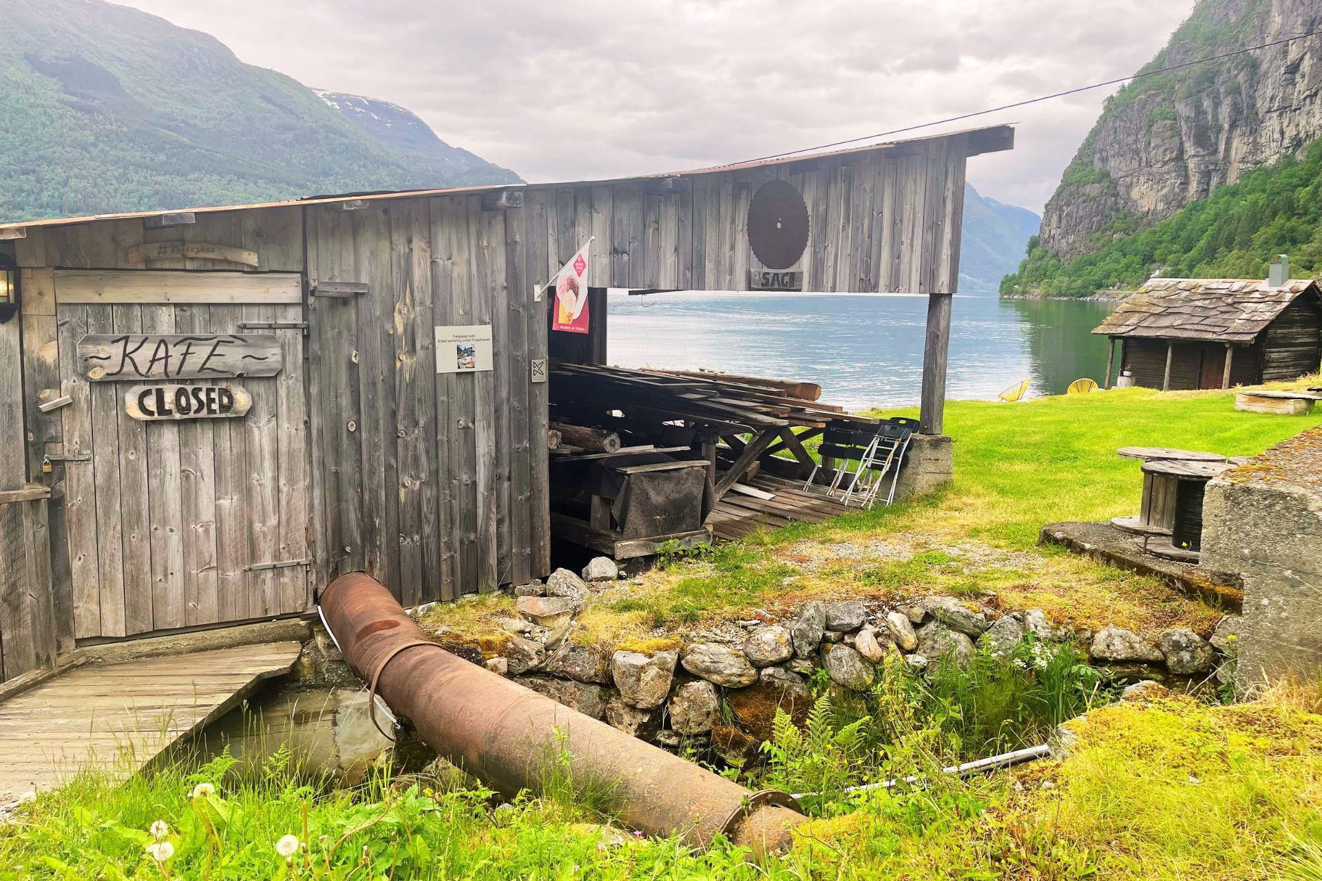 Feigesagi - under Feigefossen