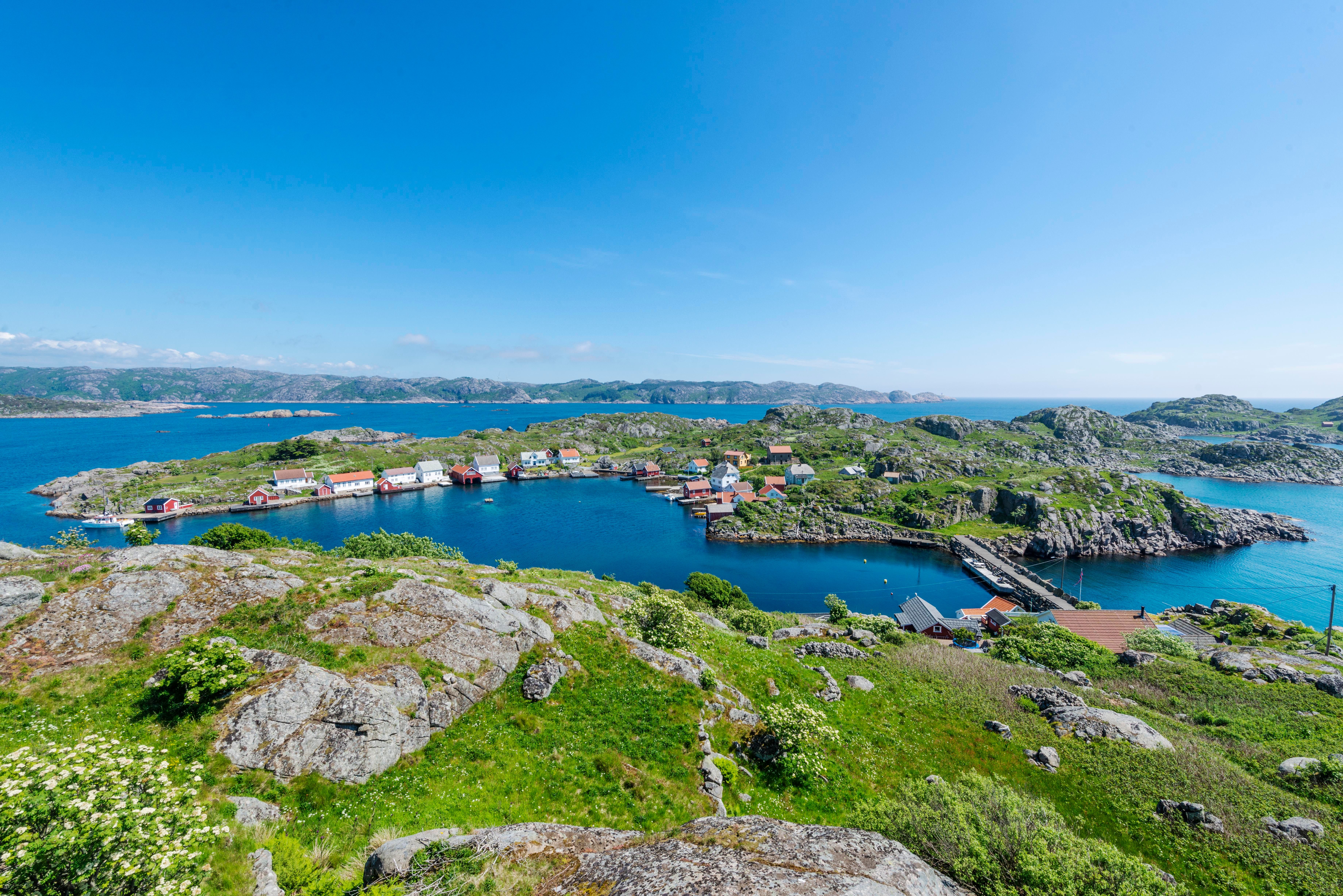 Korshamn, Lyngdal - Utsikt Kikkerheia