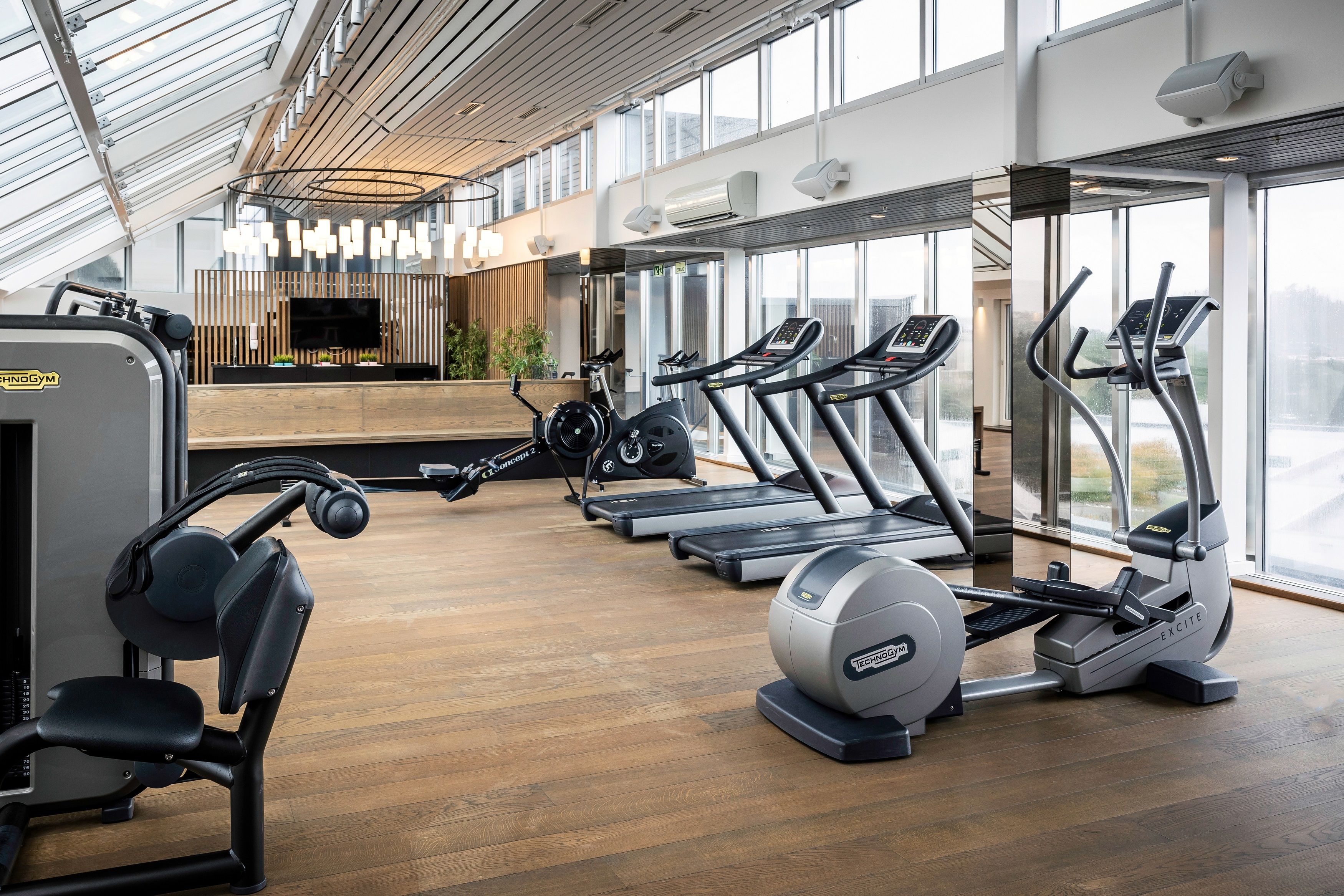 Gym on the top floor