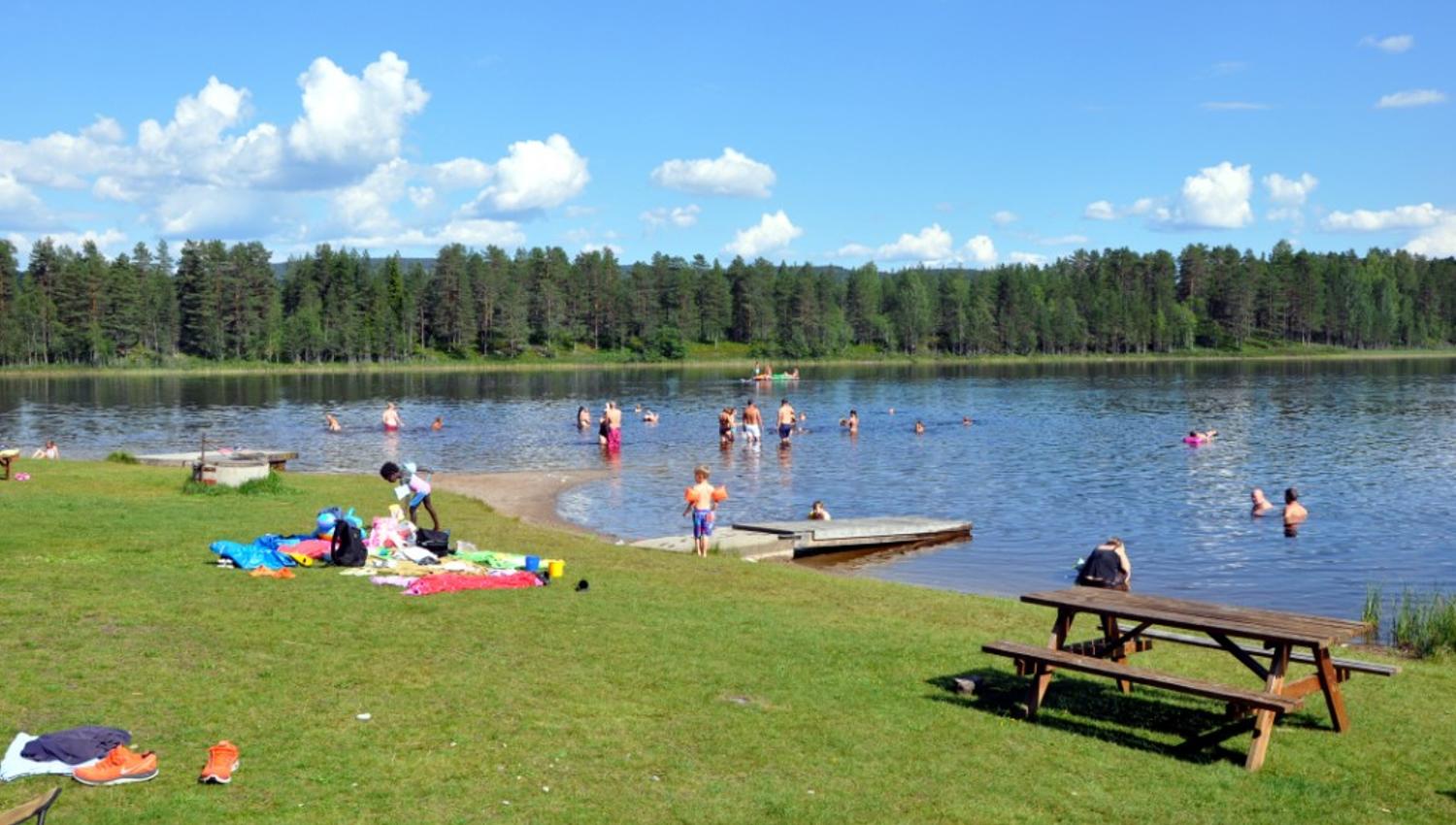Bergesjøen badeplass 2