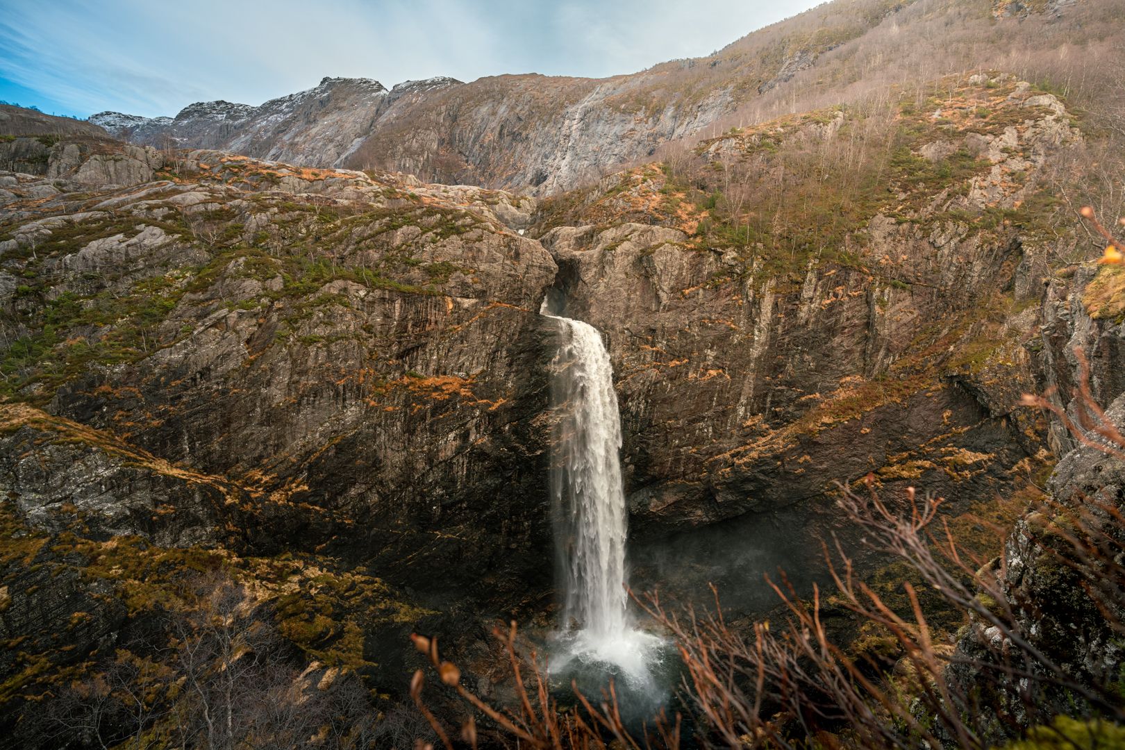 The waterfall in all its glory