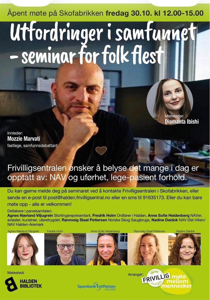 Seminar med Mozzie Marvati - Utfordringer i samfunnet