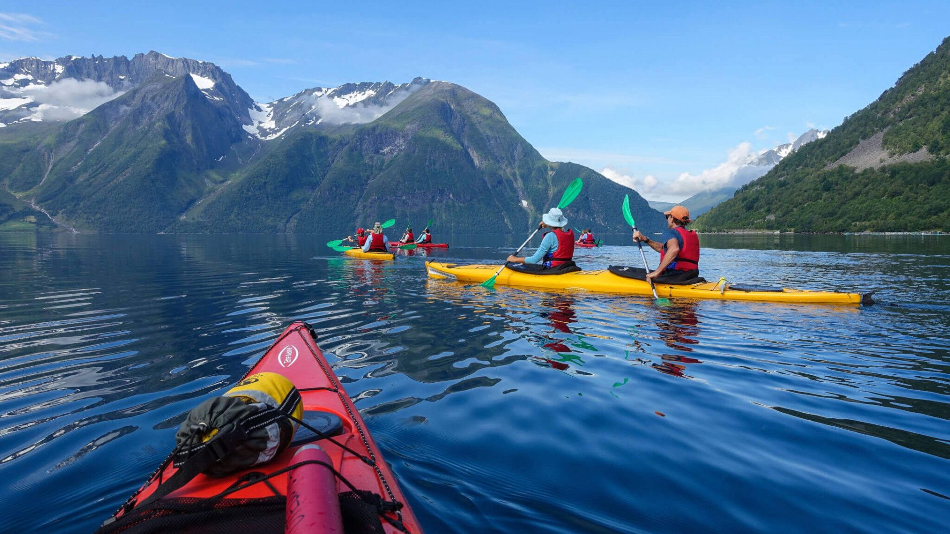 Kayak in Åndalsnes