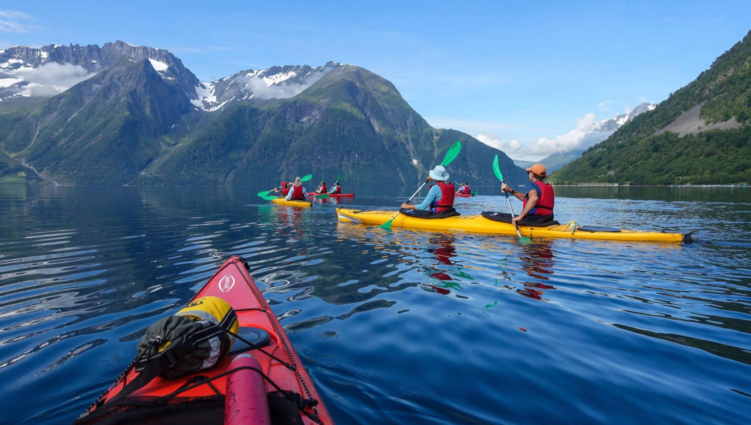 Kayak in Åndalsnes