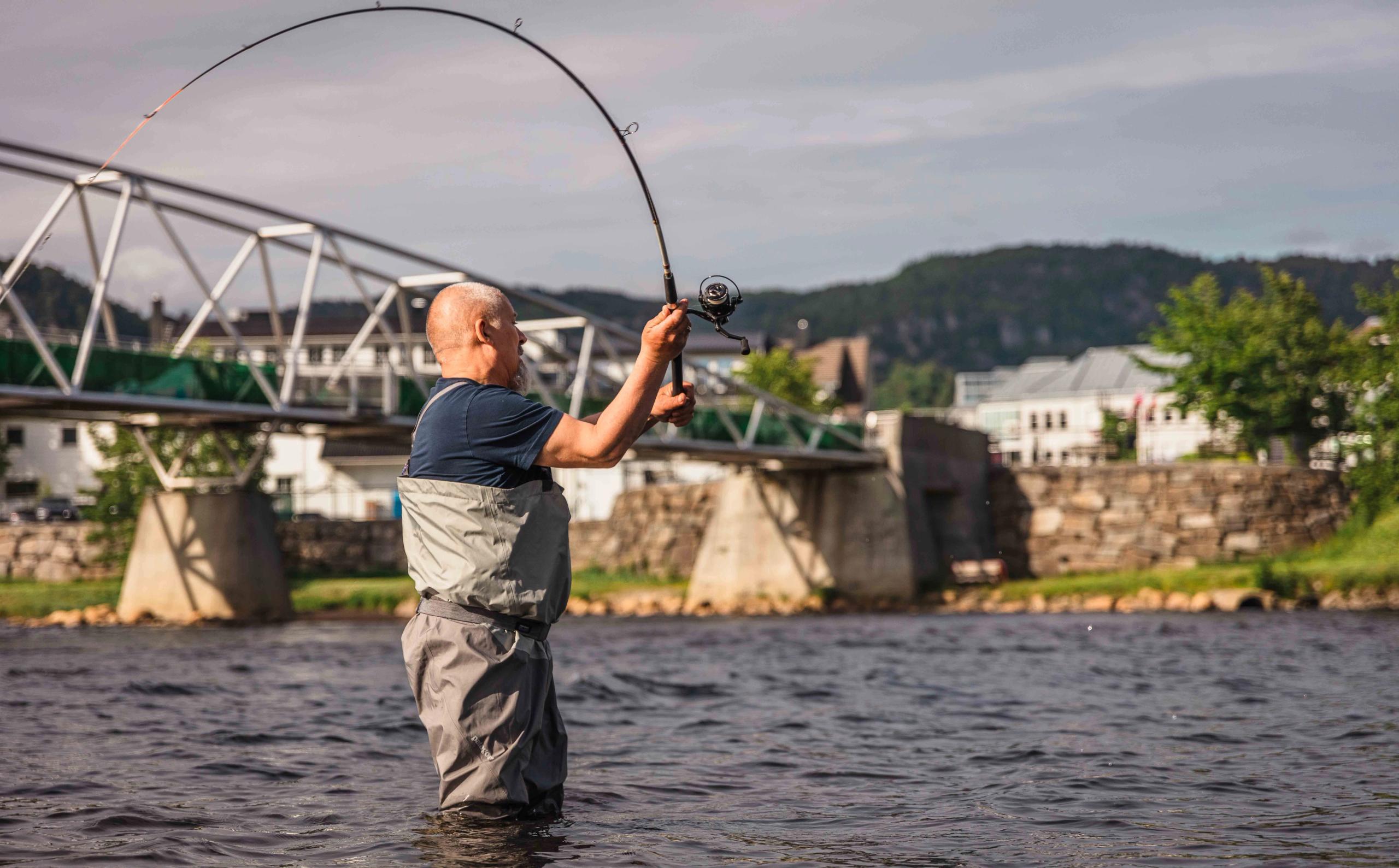 Salmon fishing Kvina