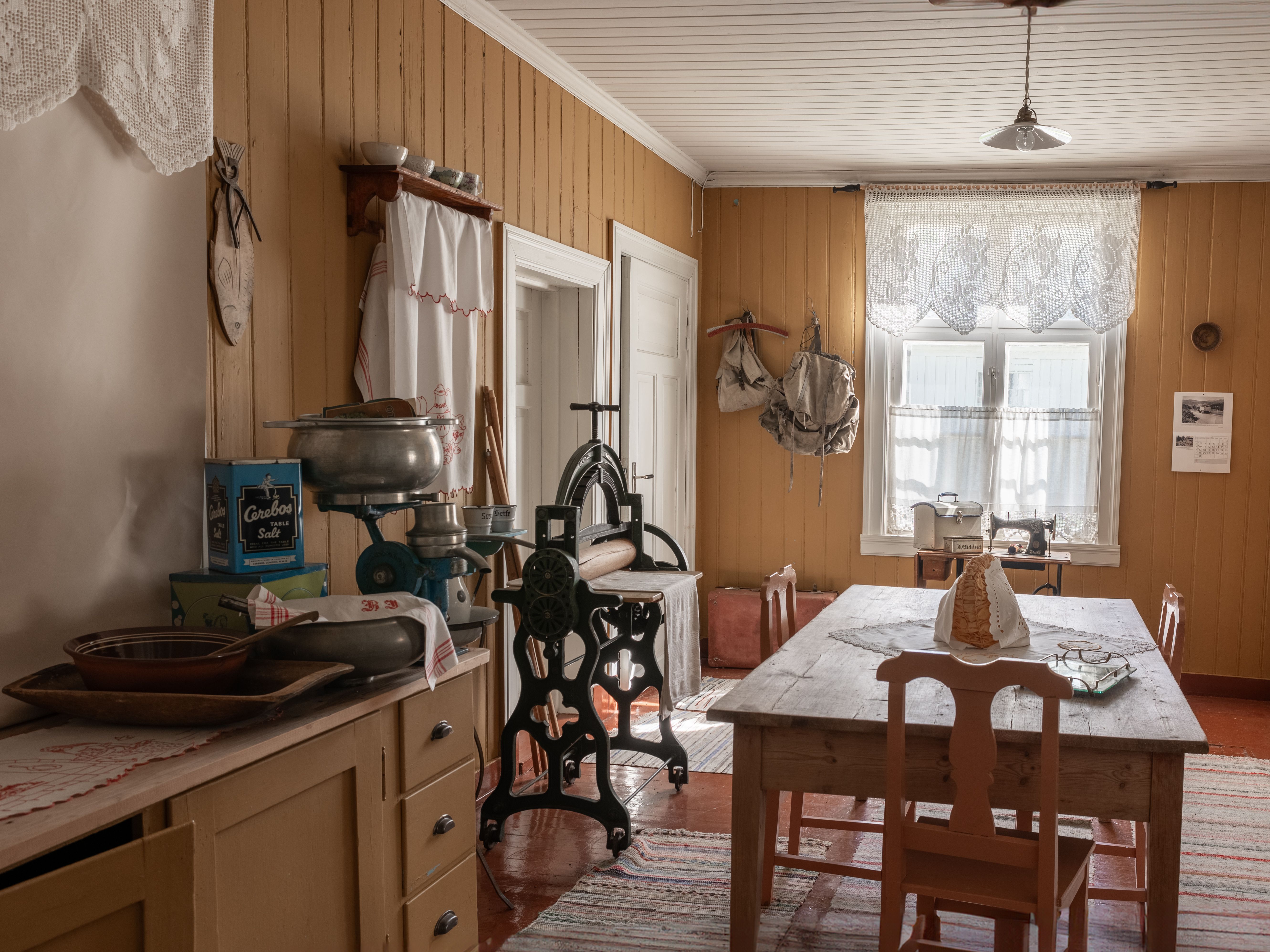 Matrand skolemuseum interiør