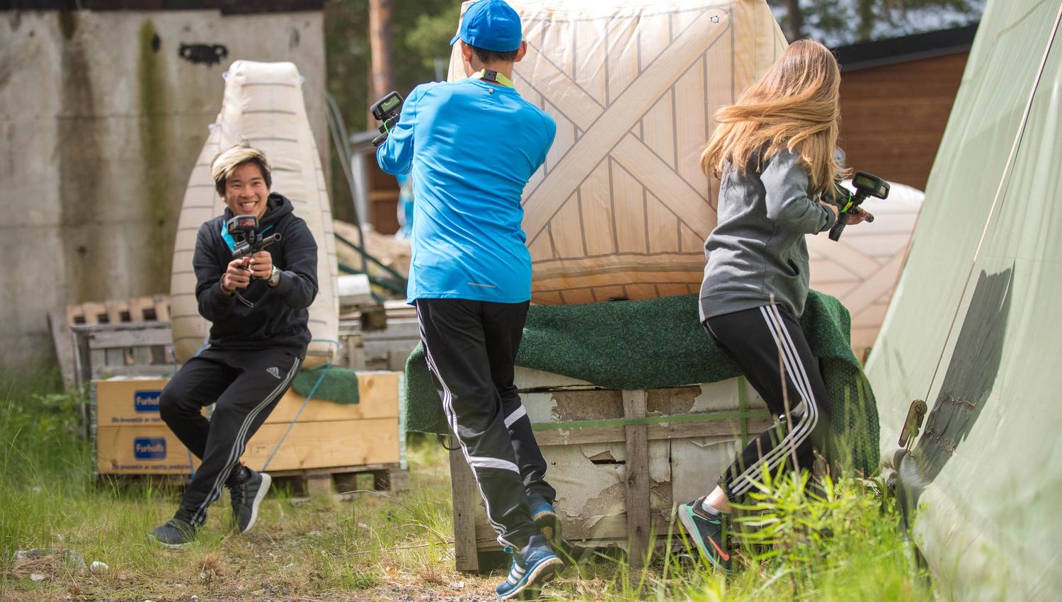 Uteaktiviteter i Mineralparken