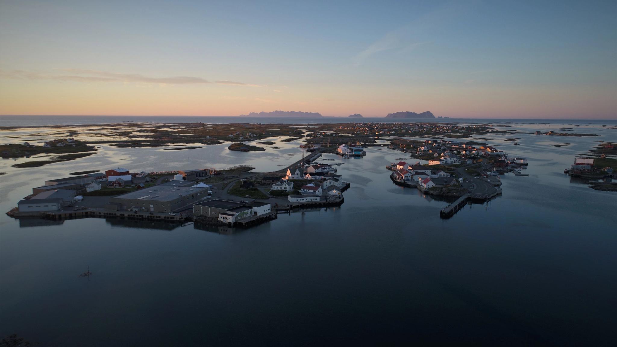 Overview of Røst.