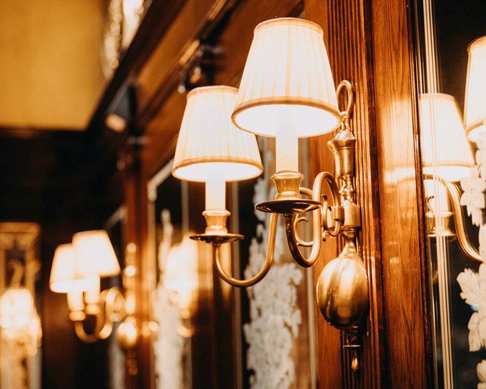 Lamps at Bristol Grill