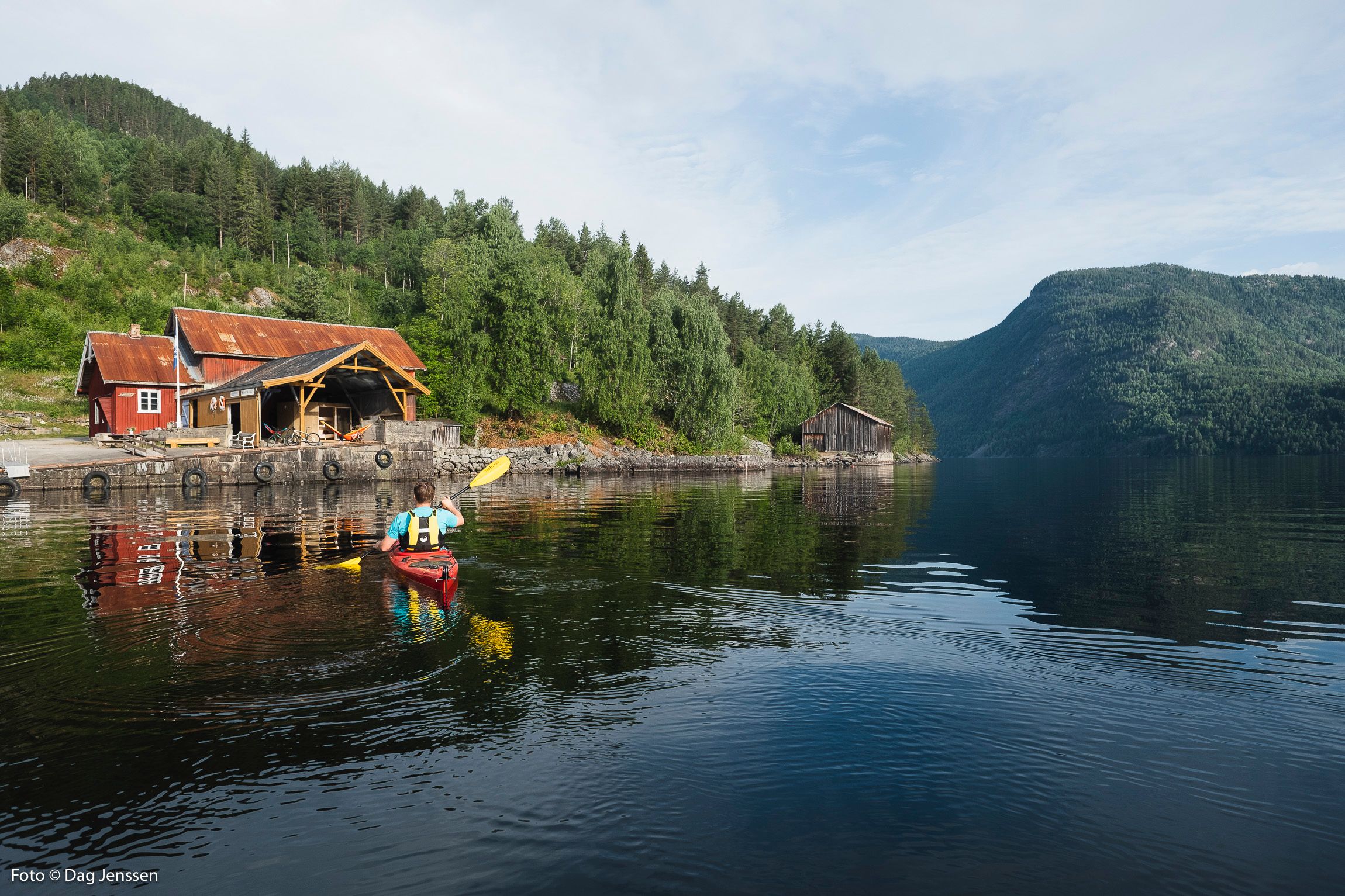 padling på Telemarkskanalen