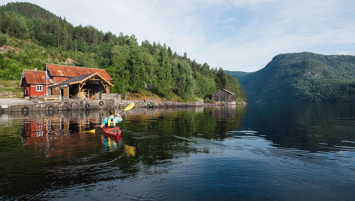 padling på Telemarkskanalen