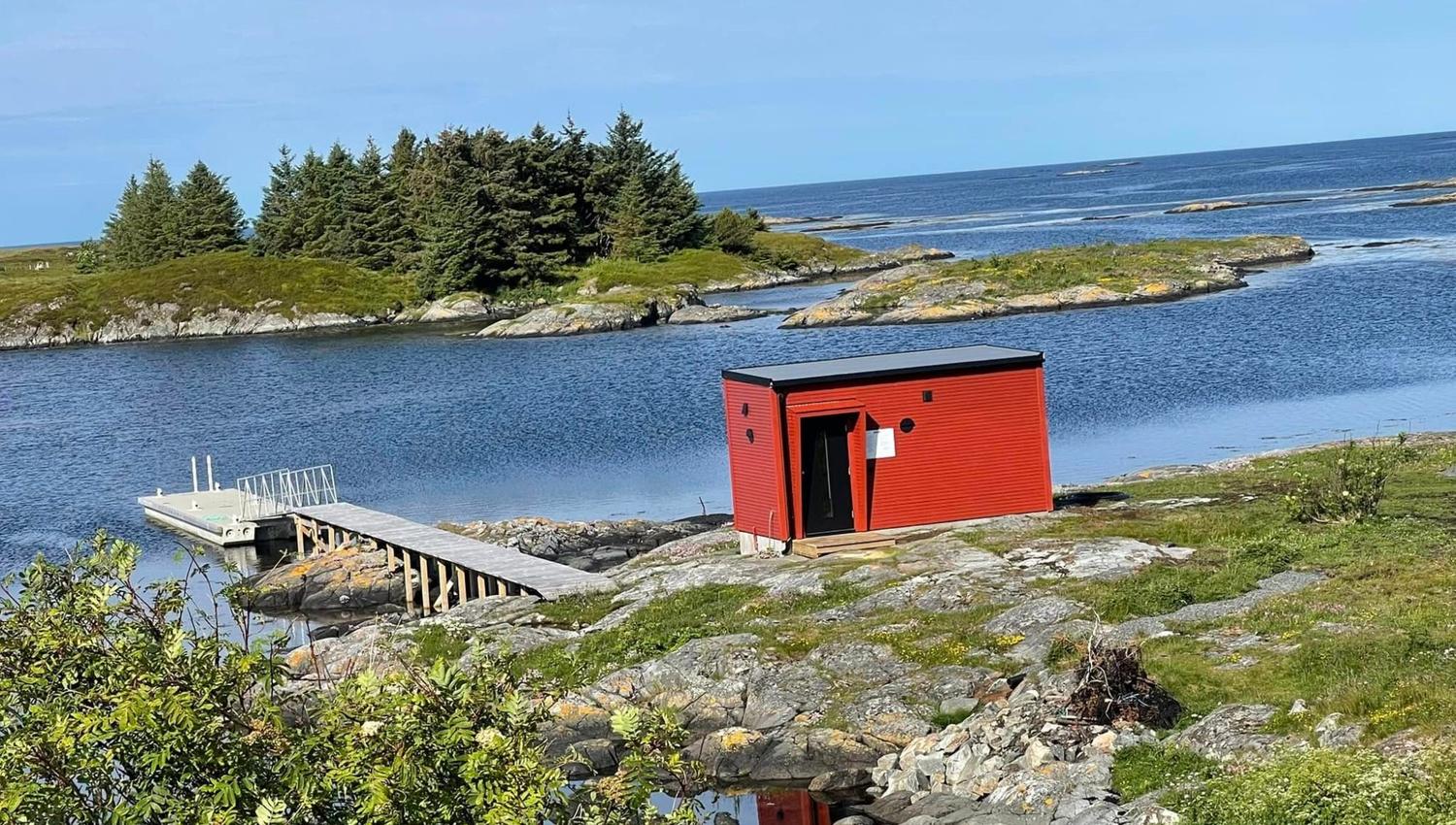 Badstu ved sjøen